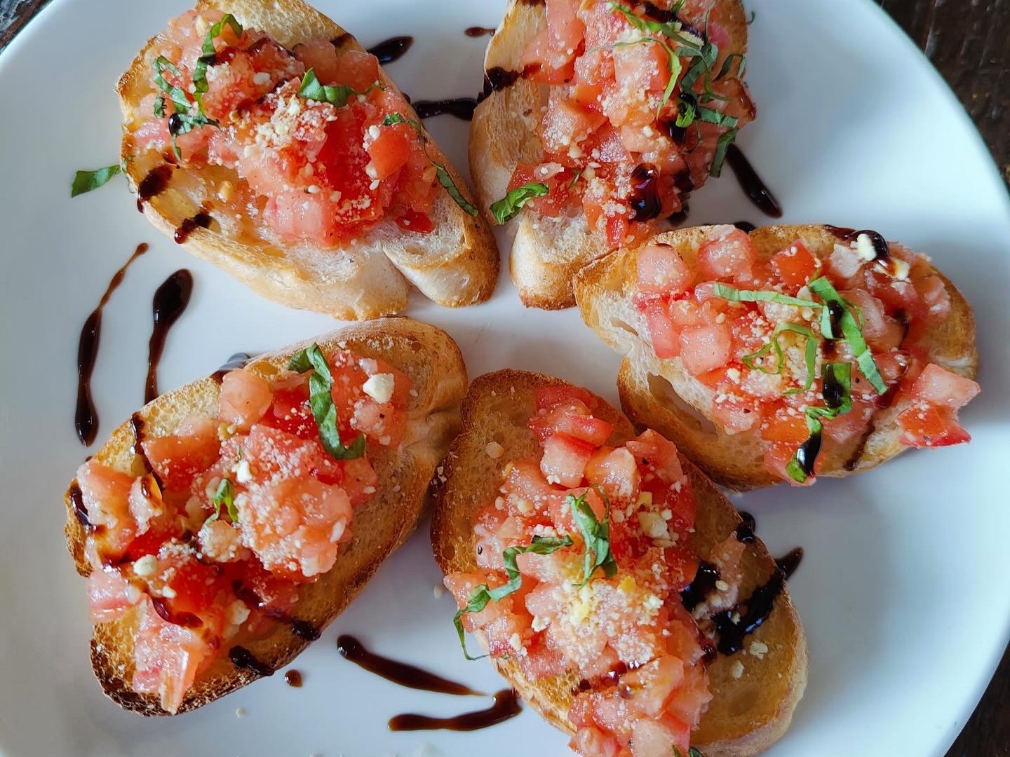 Small Plate - Bruschetta (V, *GF).