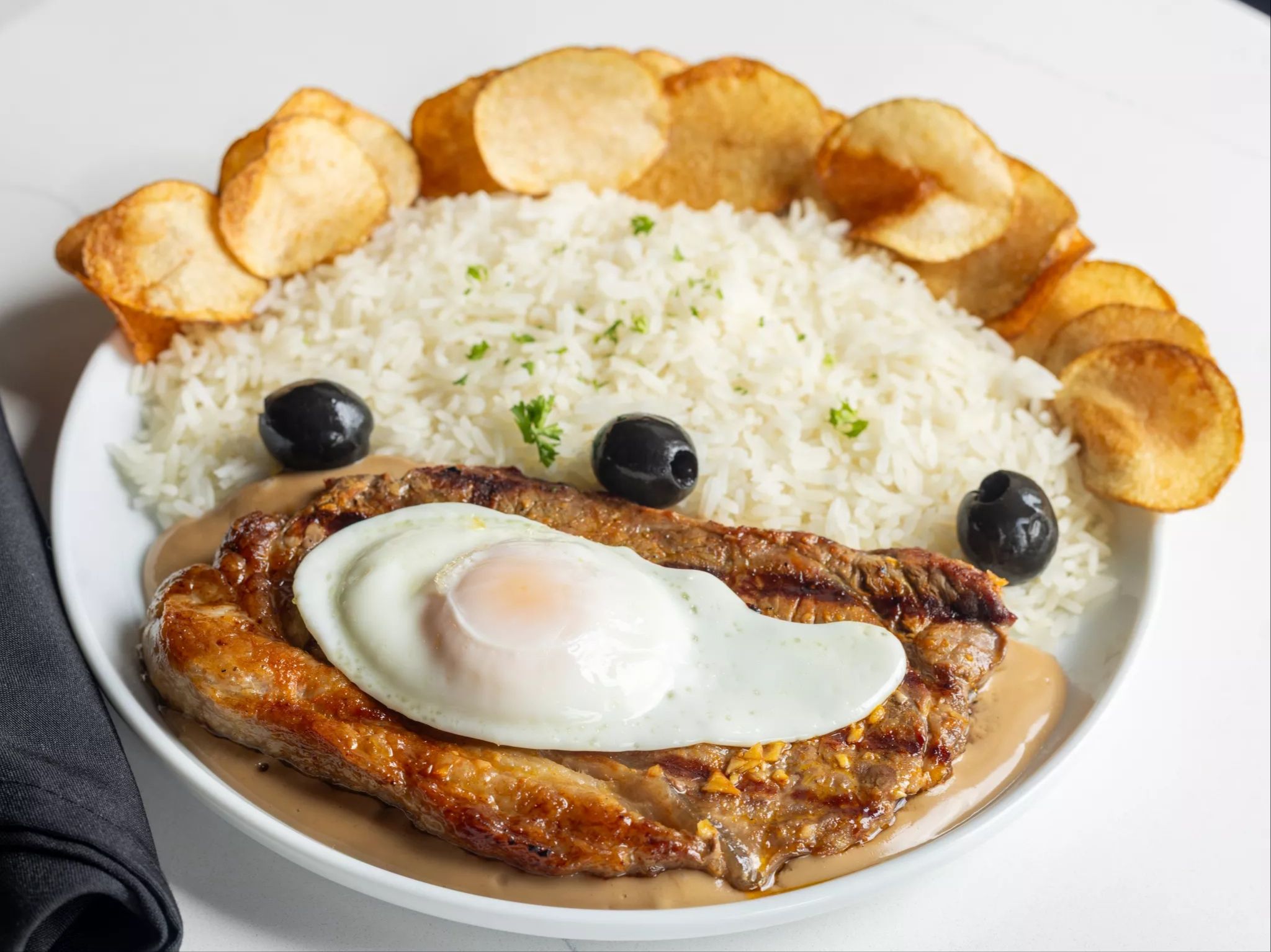 Portuguese Steak (Bife Portuguesa).