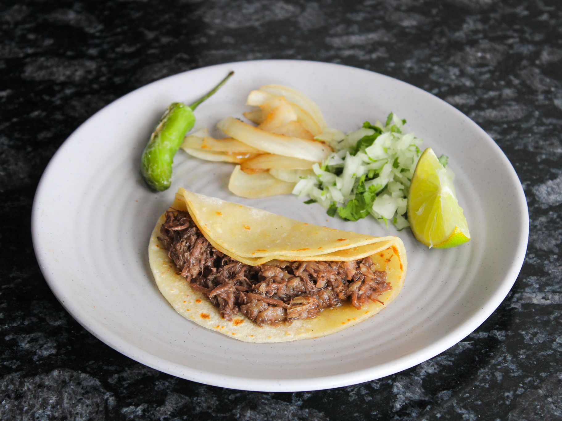 Taco Barbacoa.