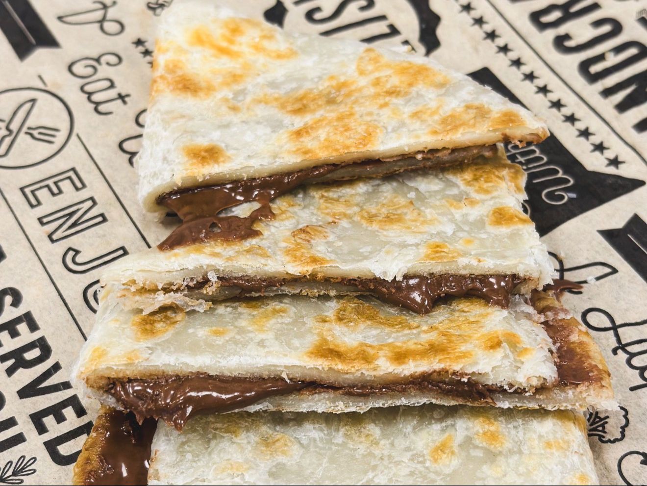 Nutella Paratha.