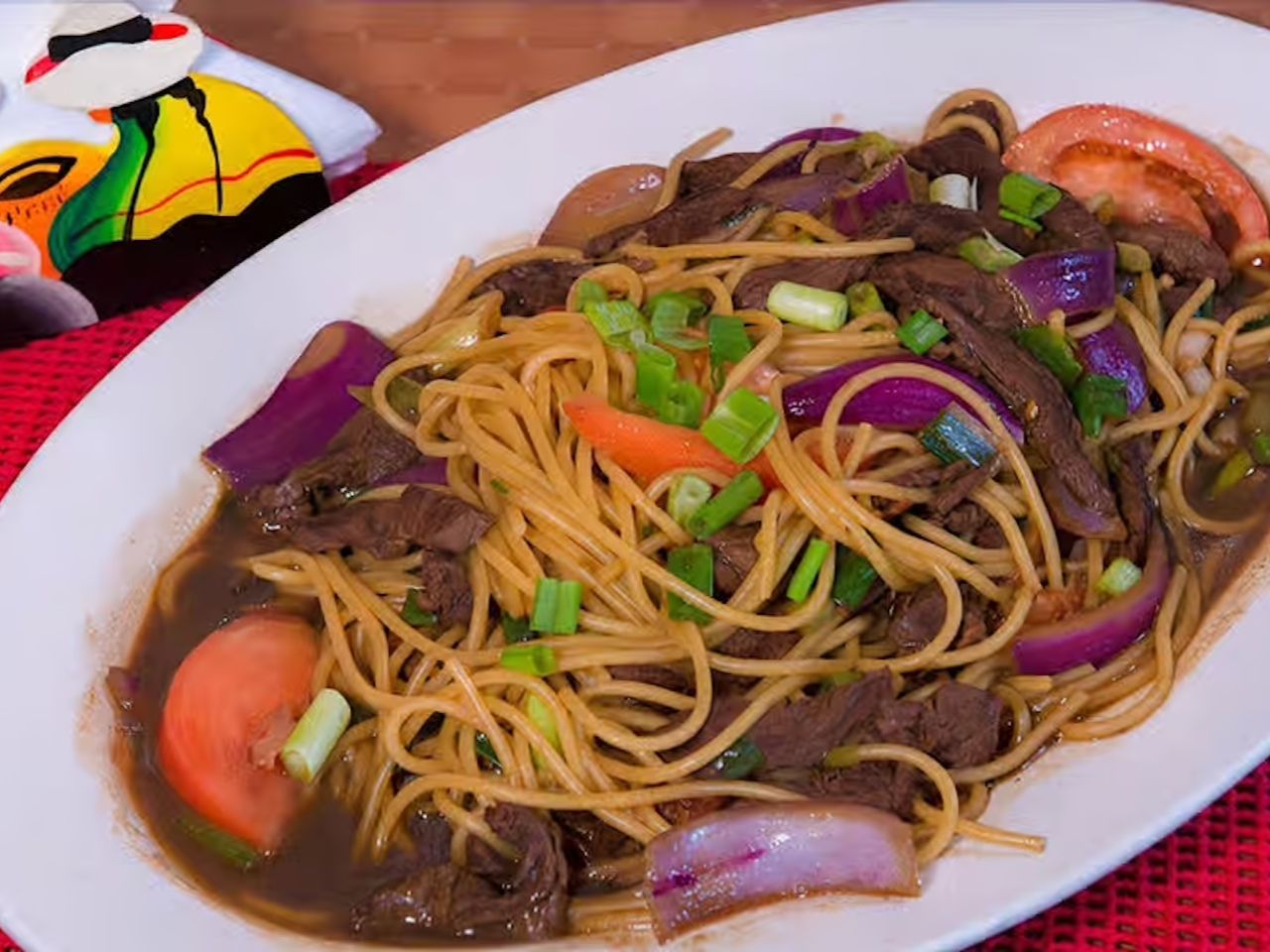Tallarin Saltado Pollo.