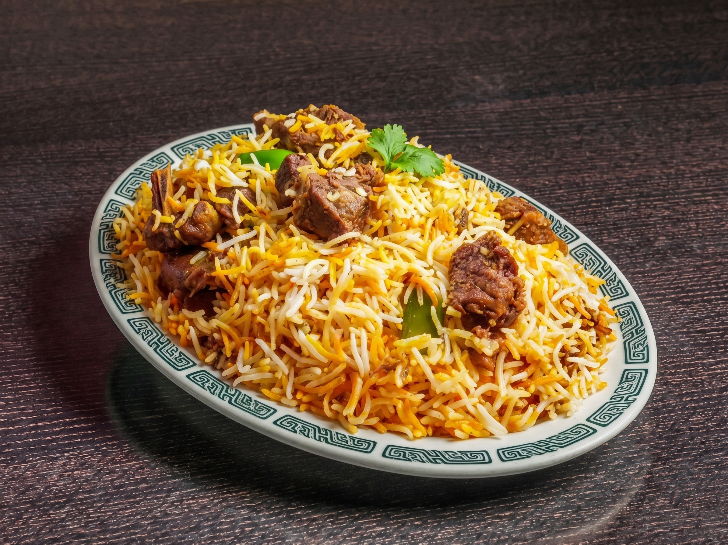 Goat Biryani.