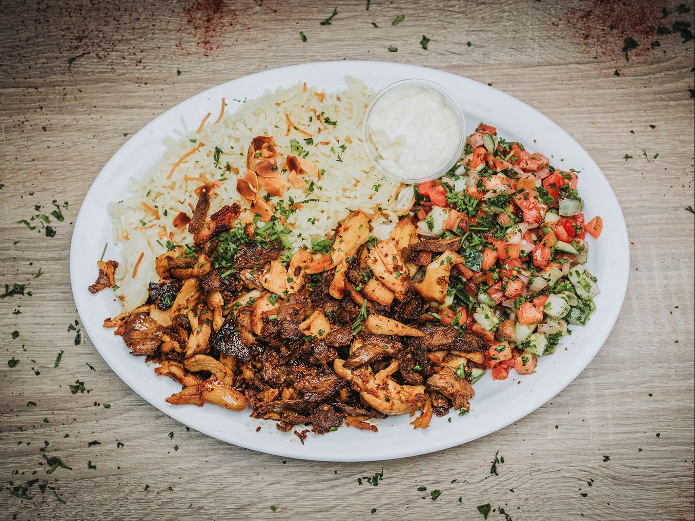 Mix Shawarma Platter.