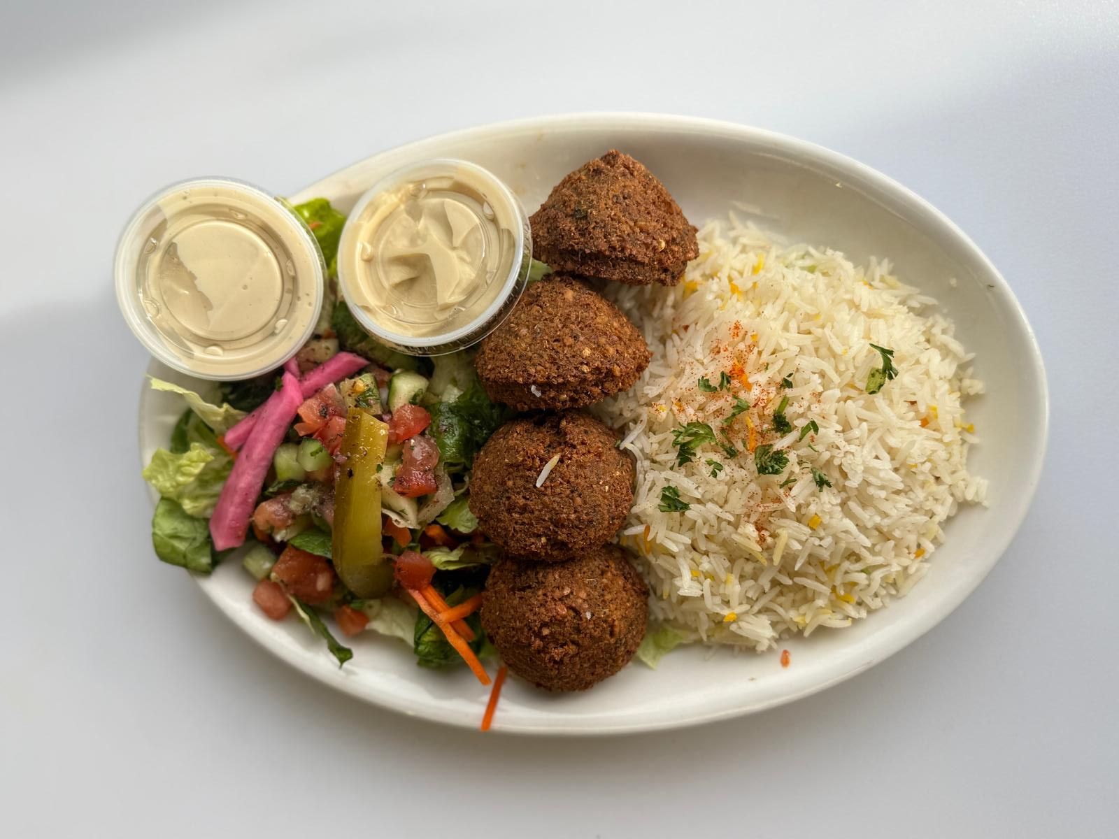 Falafel Platter.