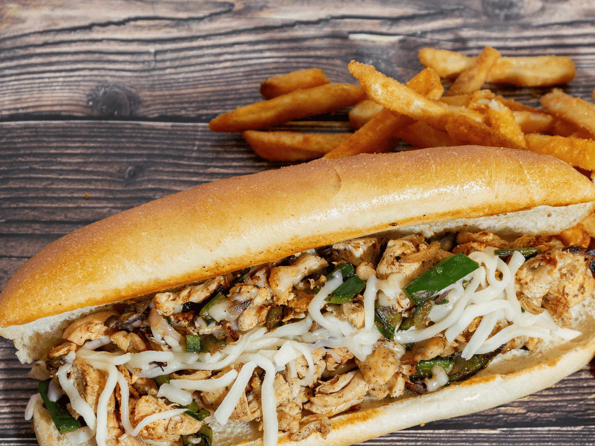 Philly Steah Sub & Fries