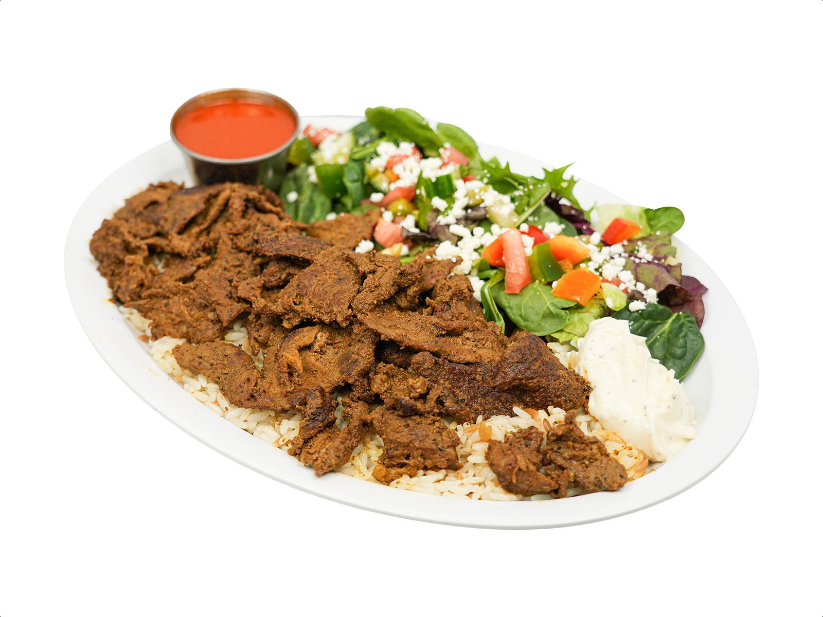 Beef Shawarma Plate.