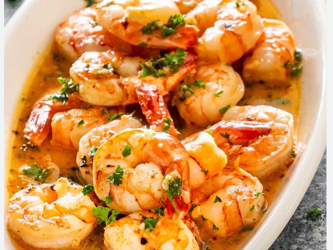 Garlic Butter Shrimp.