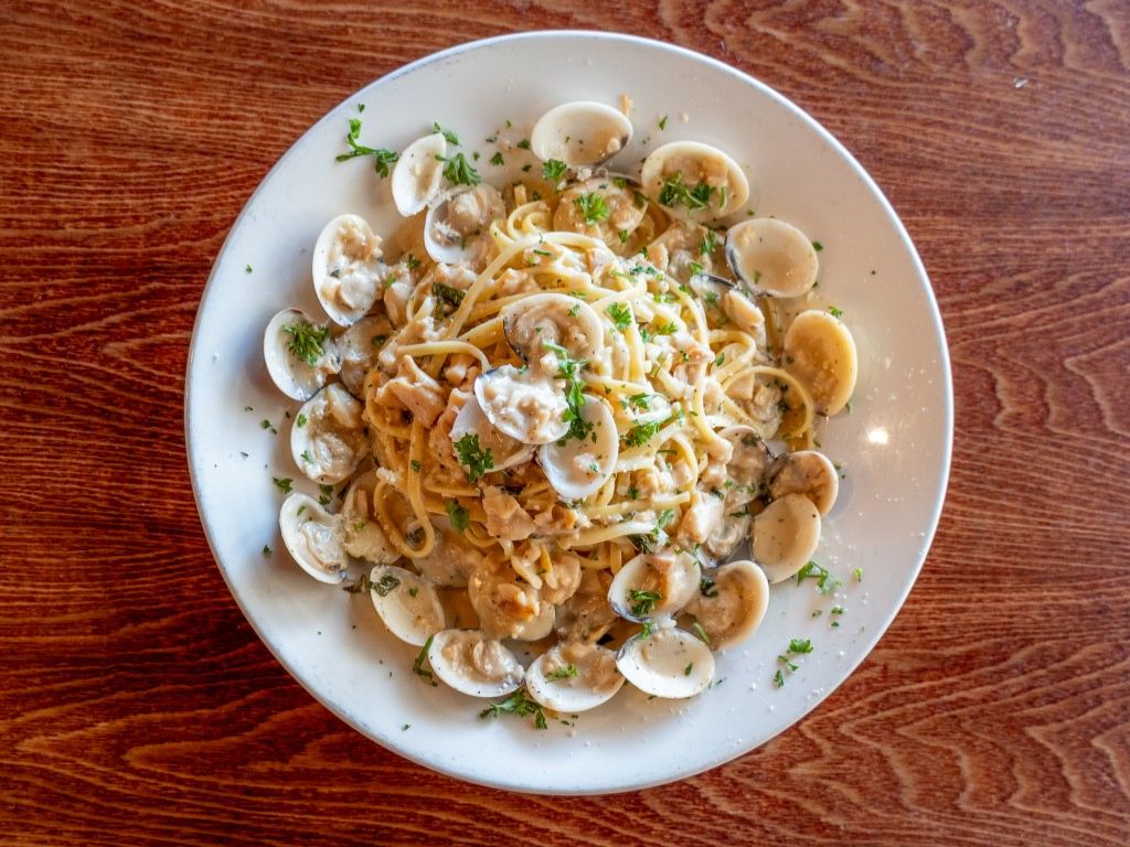 Linguine Vongole Dinner.
