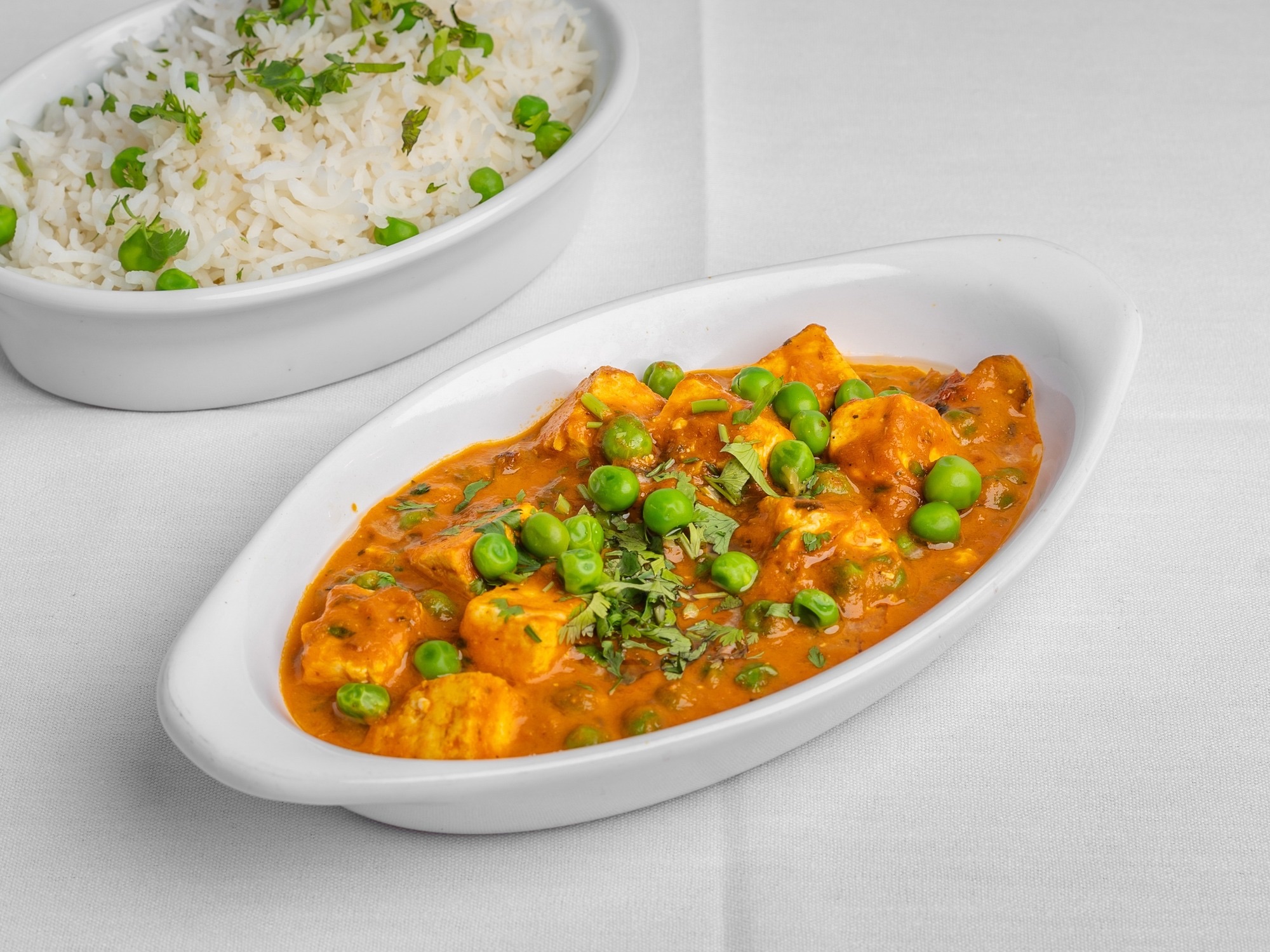 Matar Paneer.