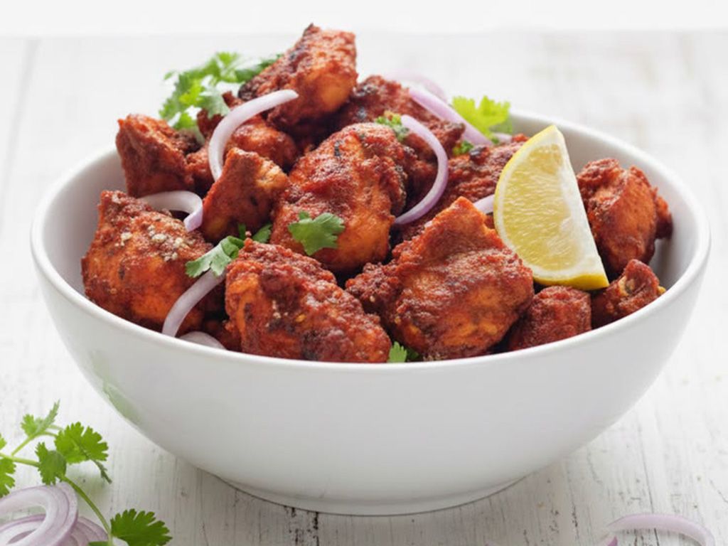 Chicken 65  (Small Tray- Serves 10-12 People).