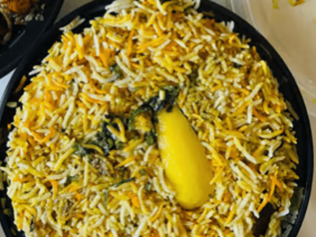 Egg Biryani.