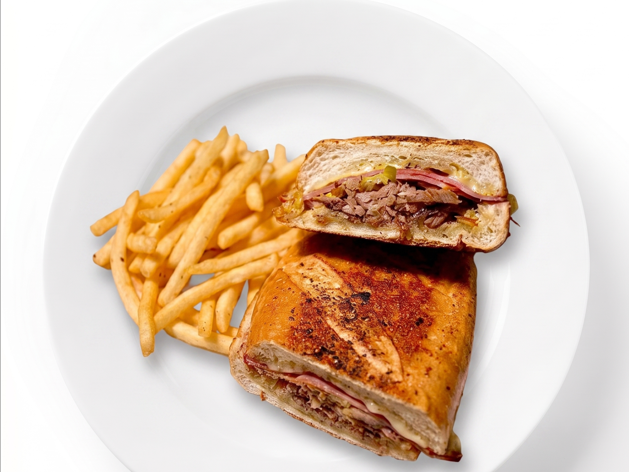 El Cubano/Cuban Sandwich Combo.