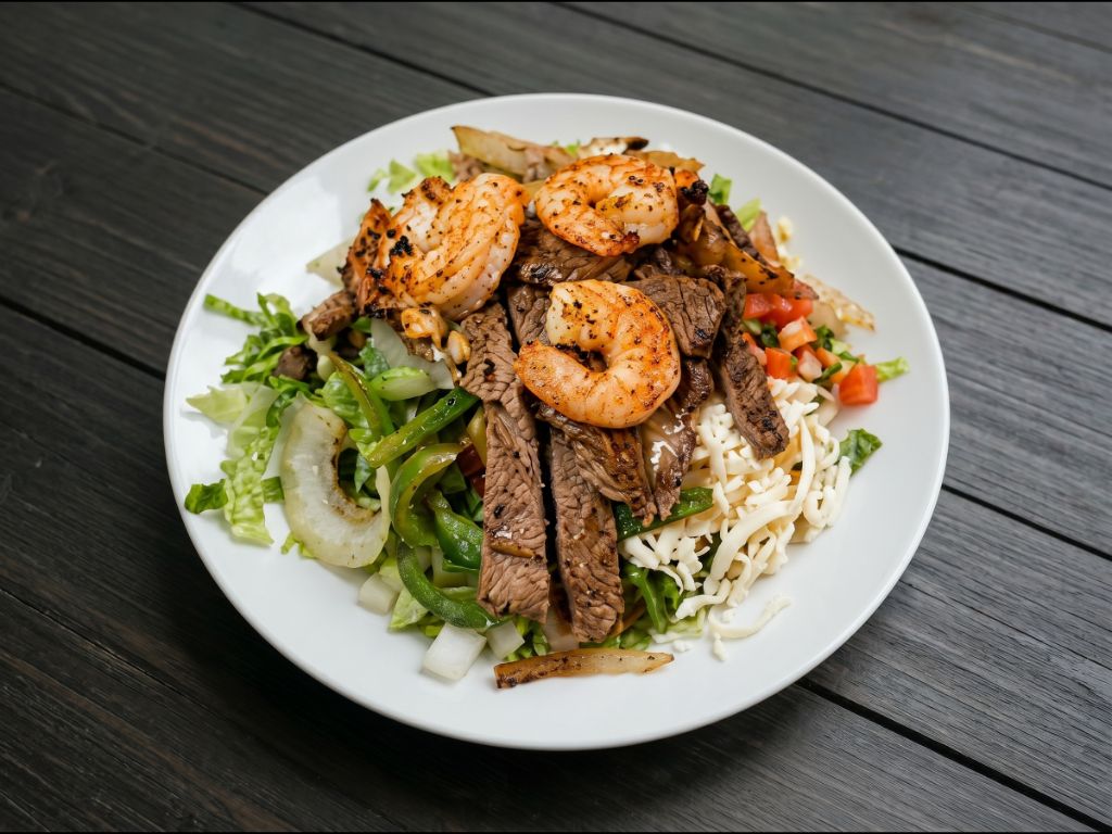 FAJITA SALAD W/ Shrimps