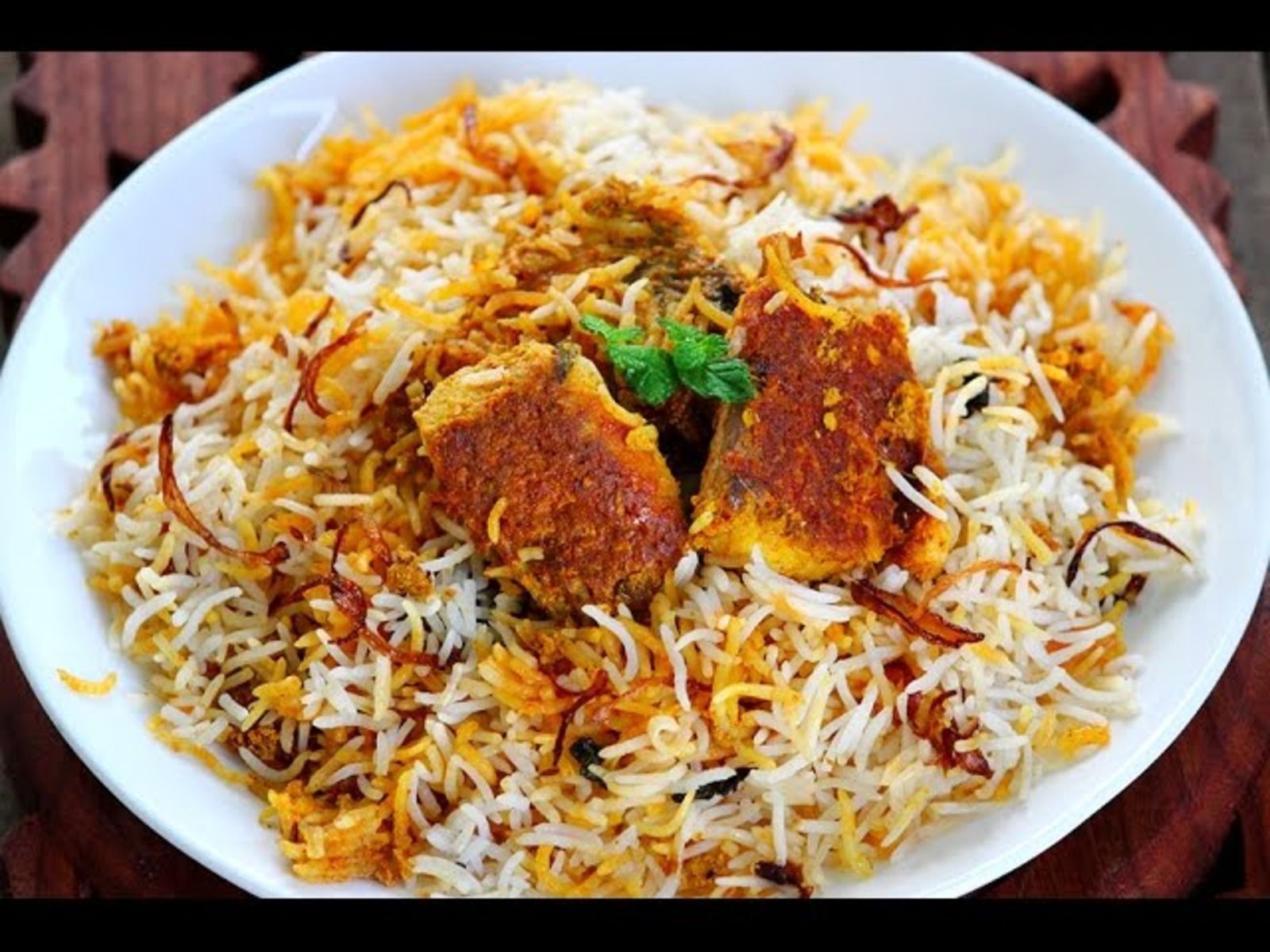 Fish Biryani.