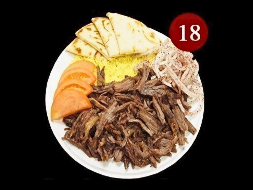 #18 Steak Shawarma Plate