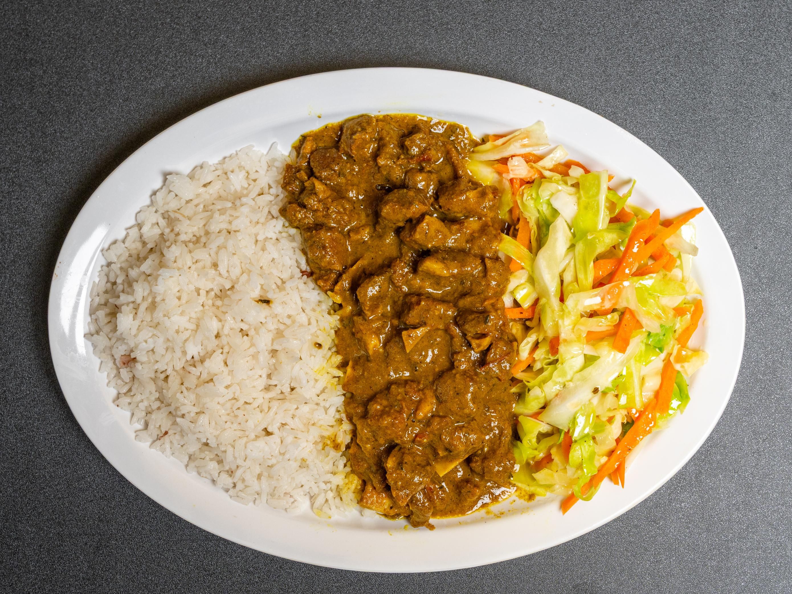 Half Pan Curry Goat