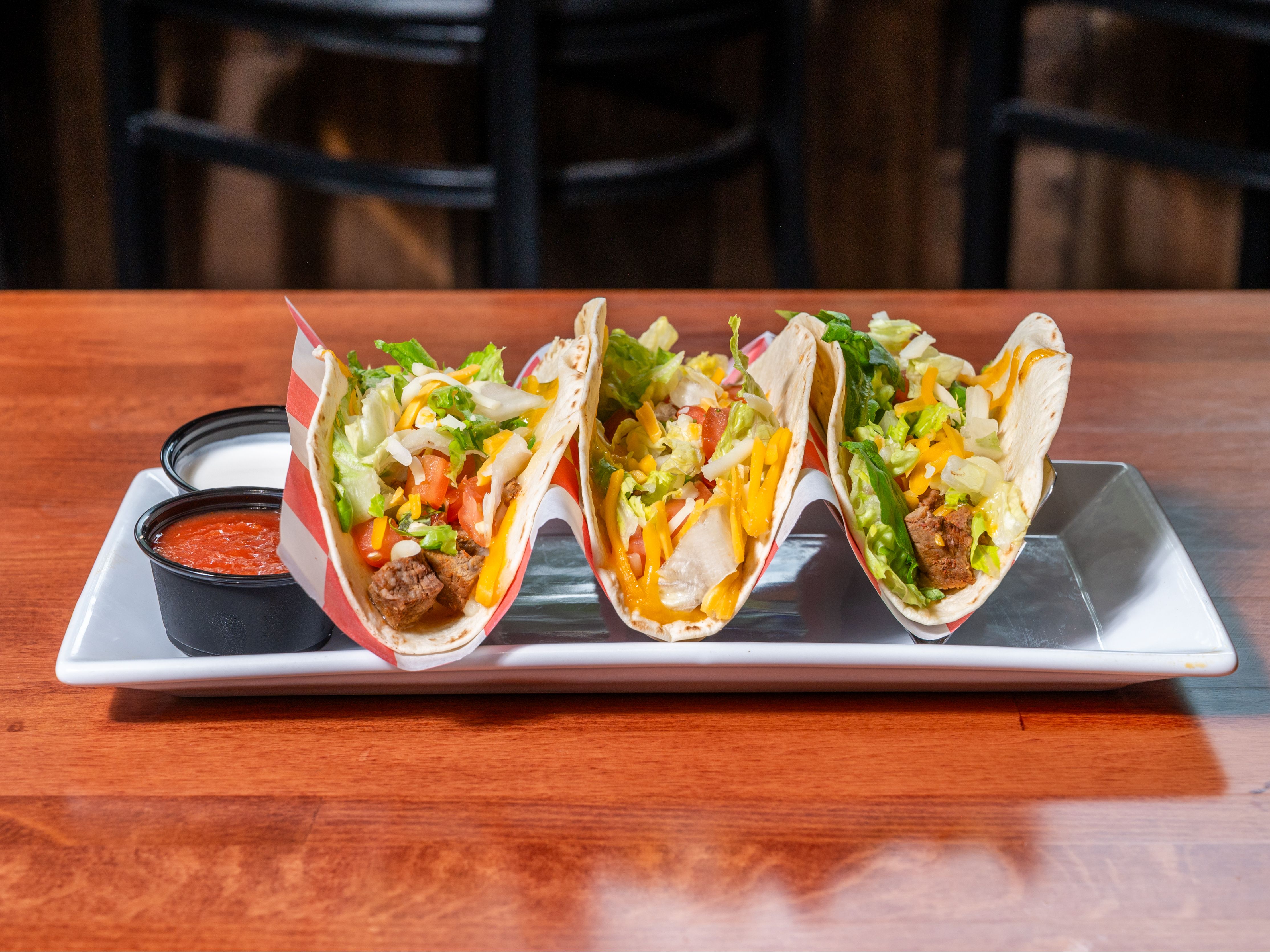 Steak Tacos.