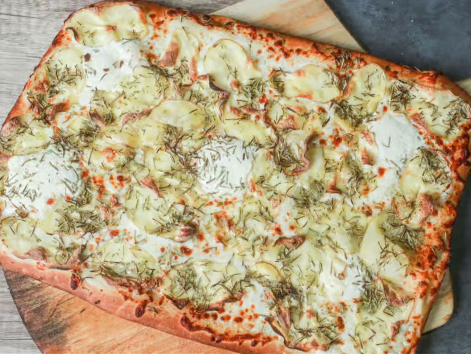 White Rosemary Potato Pie.
