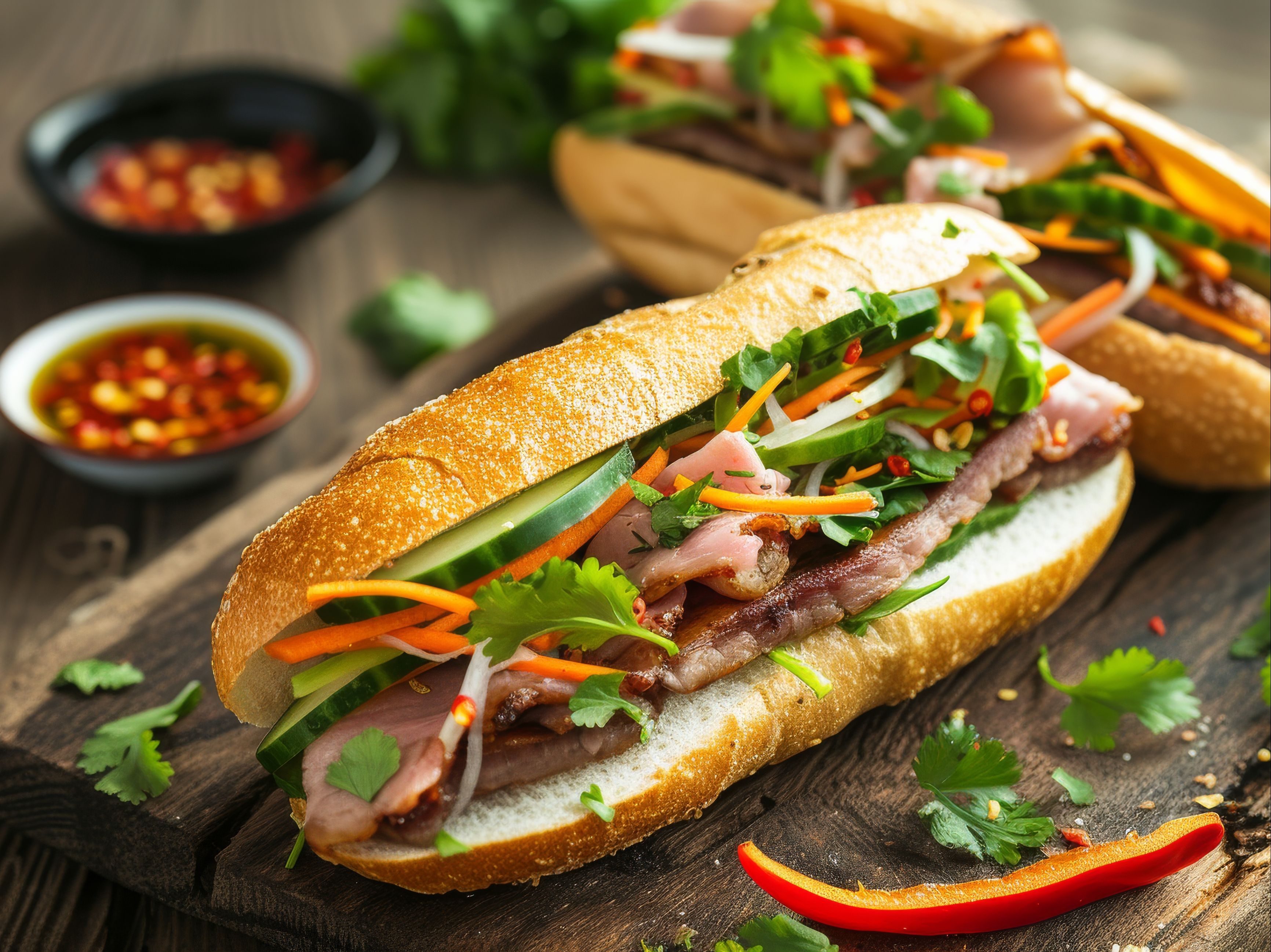 Half French Bread/ Banh Mi O.