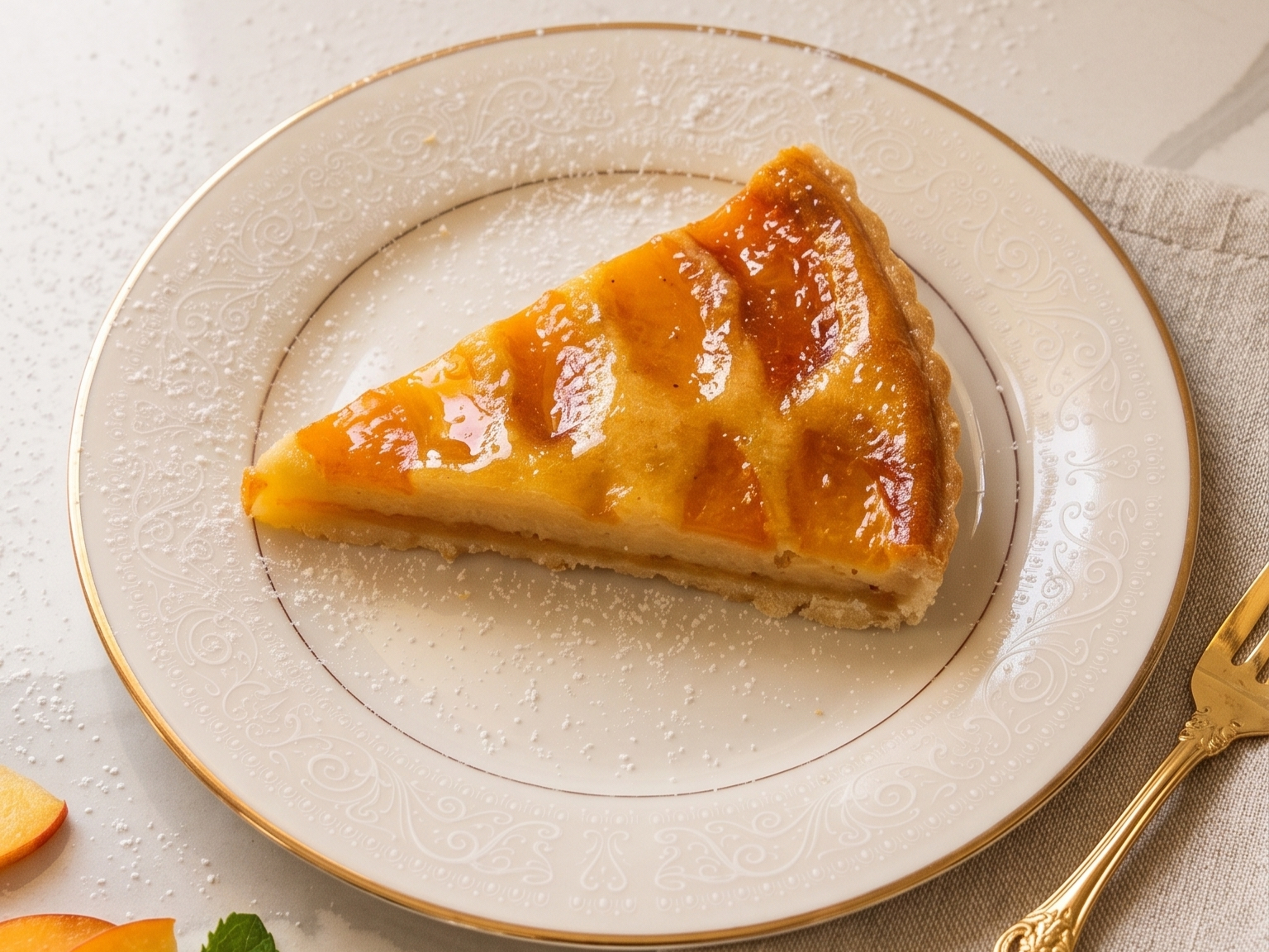 Peach Tart.
