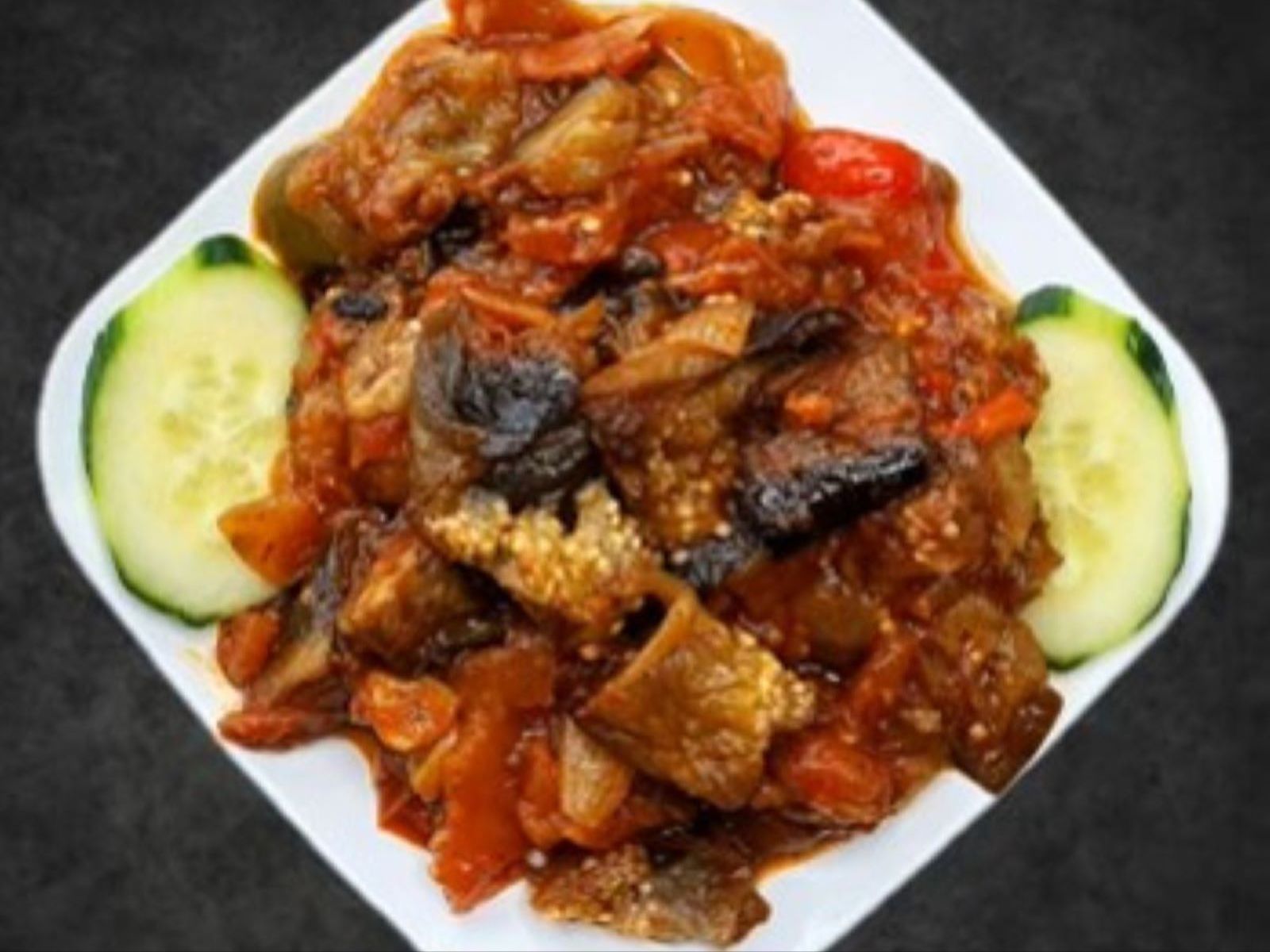 Eggplant W/ Tomato Sauce  1\2 LB.