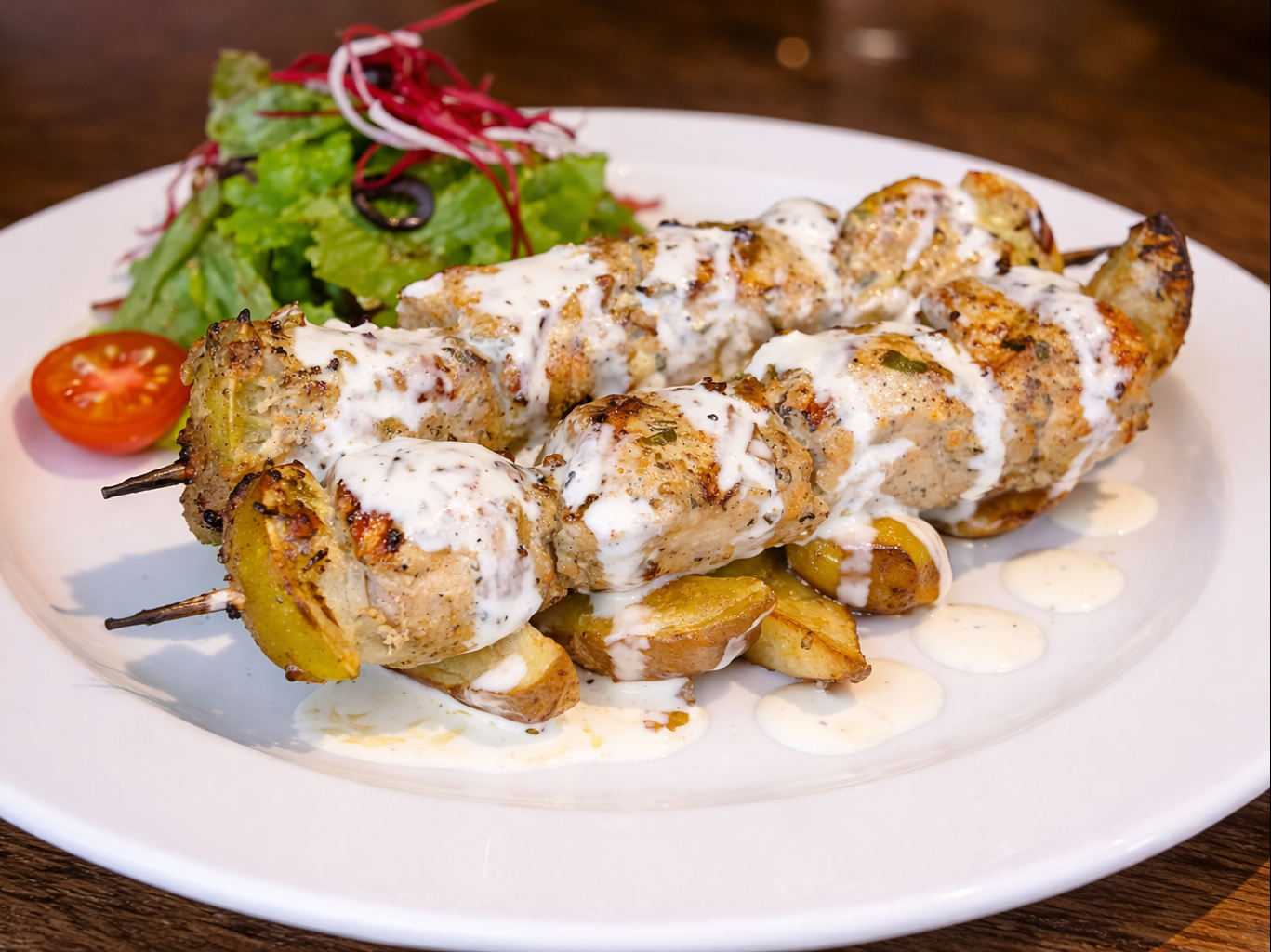 Chicken Malai Kabab (Halal).