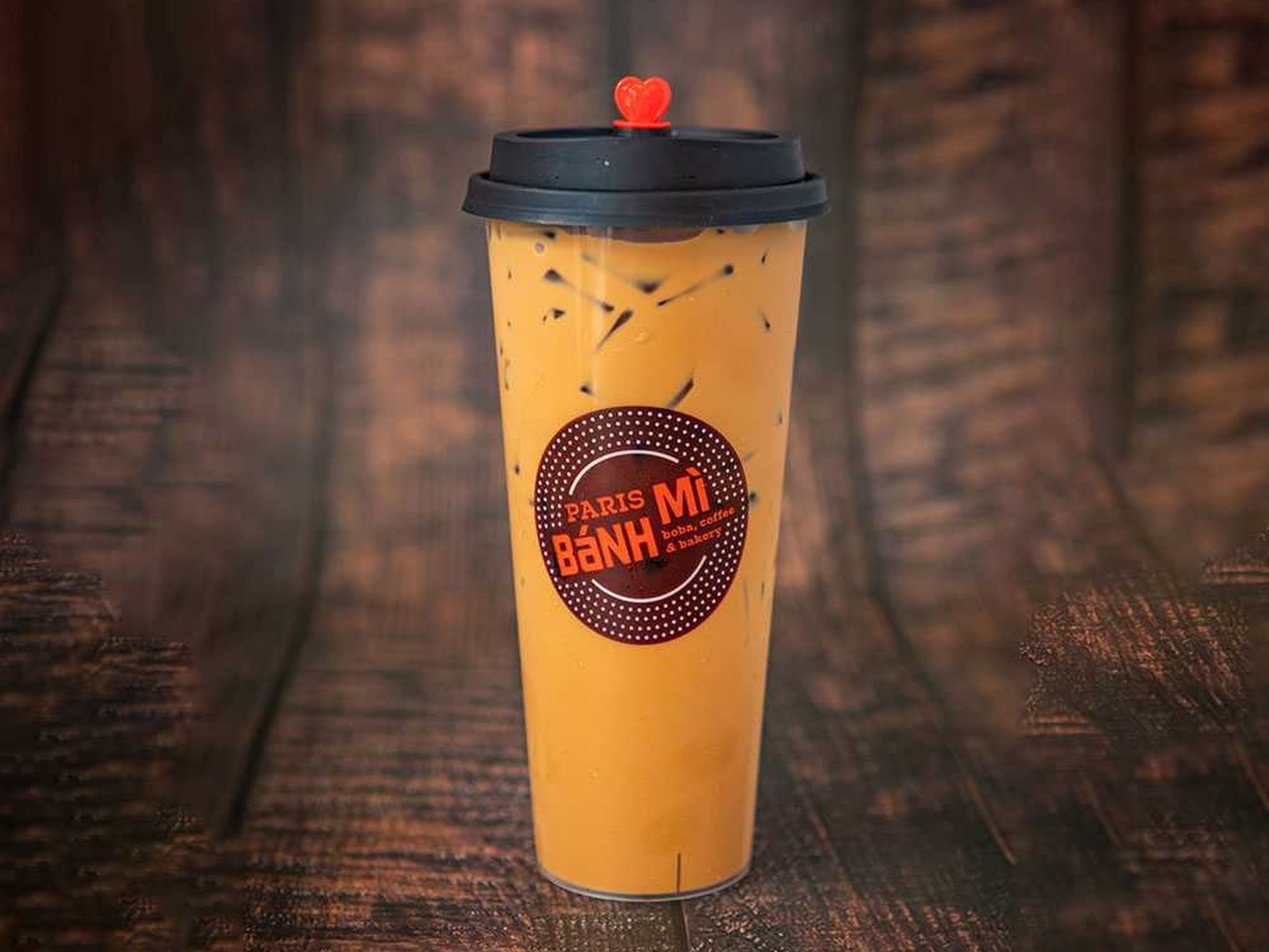 Iced Milk Coffee *Contains Caffeine*.