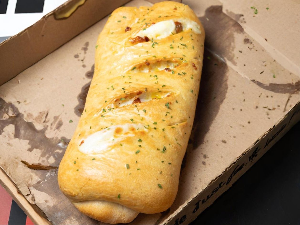 Cheese Stromboli.
