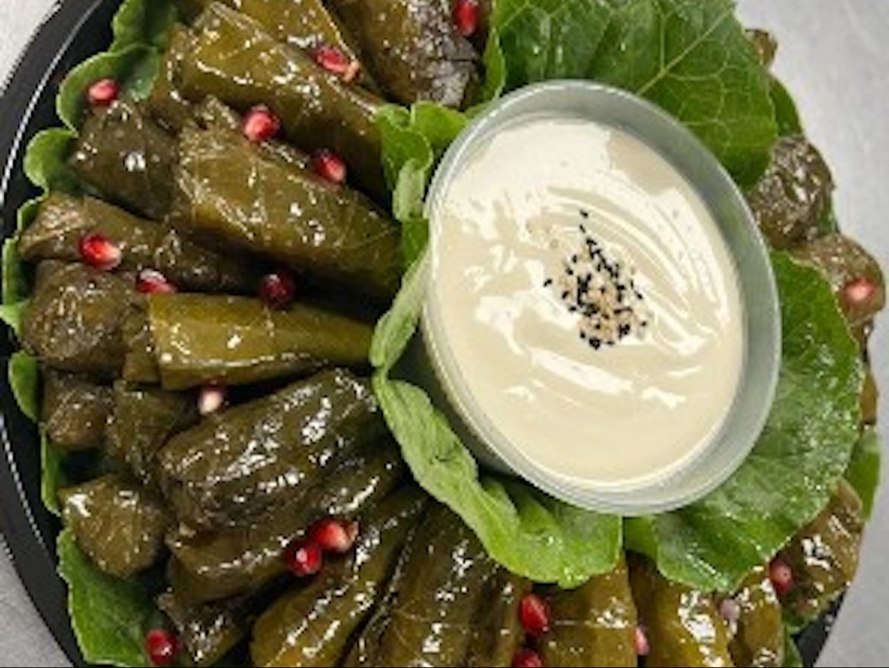 Vegetarian Grape Leaves.