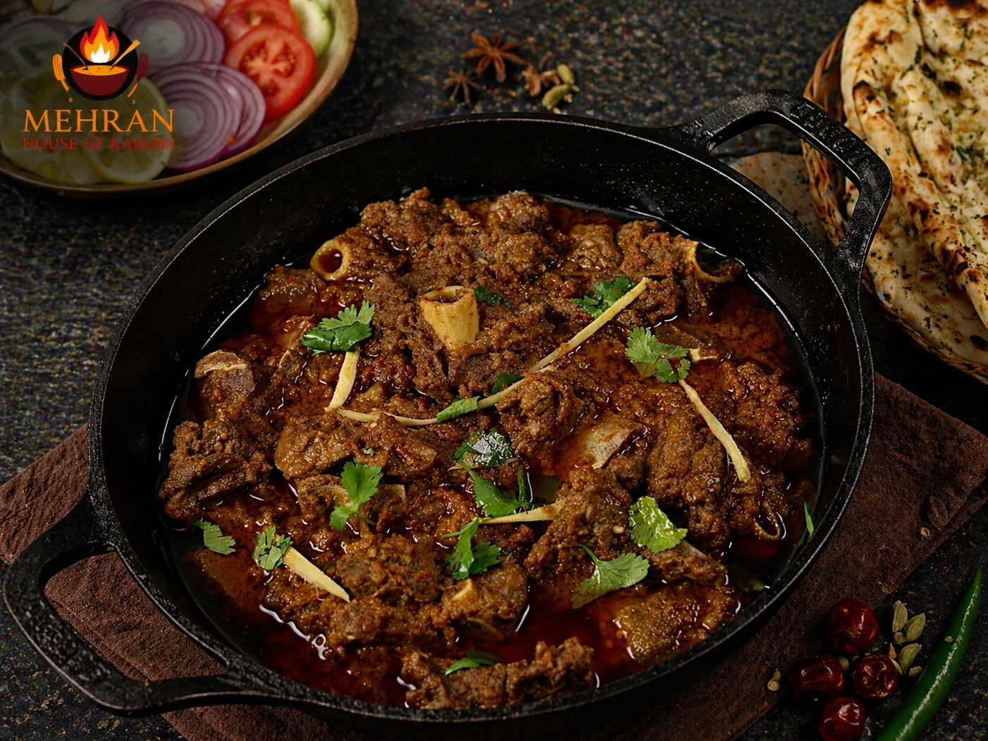 Goat Karahi (For Two).