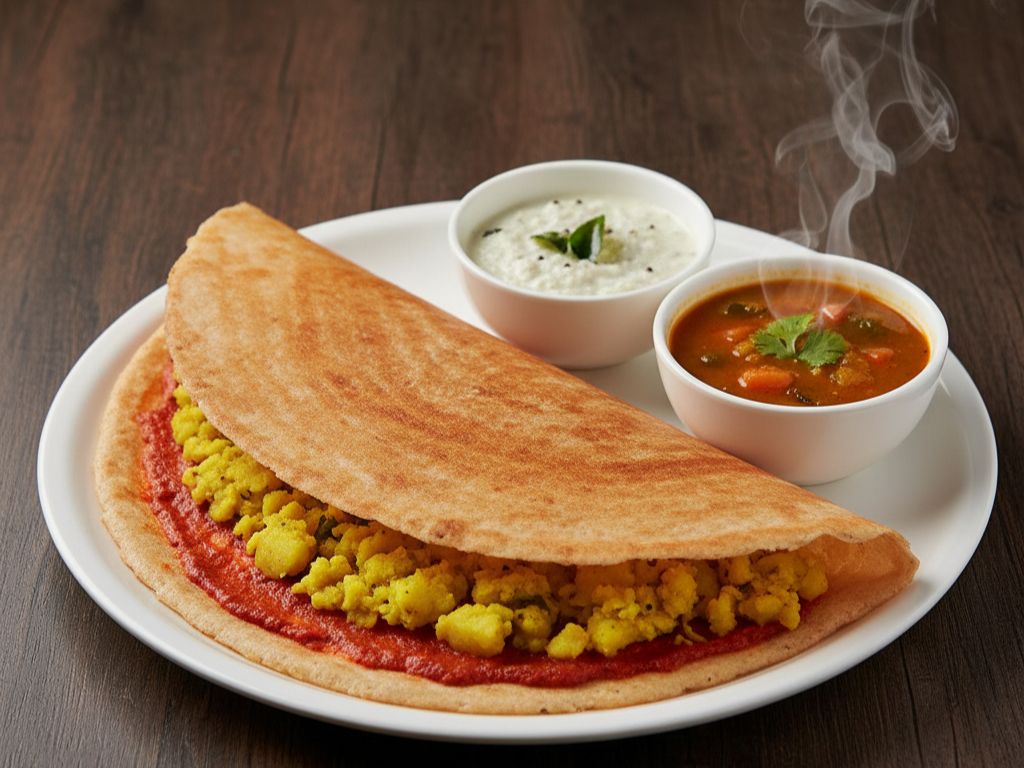 Mysore Masala Dosa (V, GF, NF, DF).
