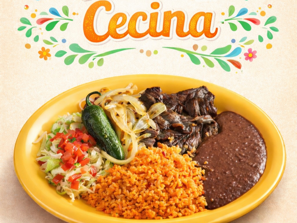 Plato De Cecina.