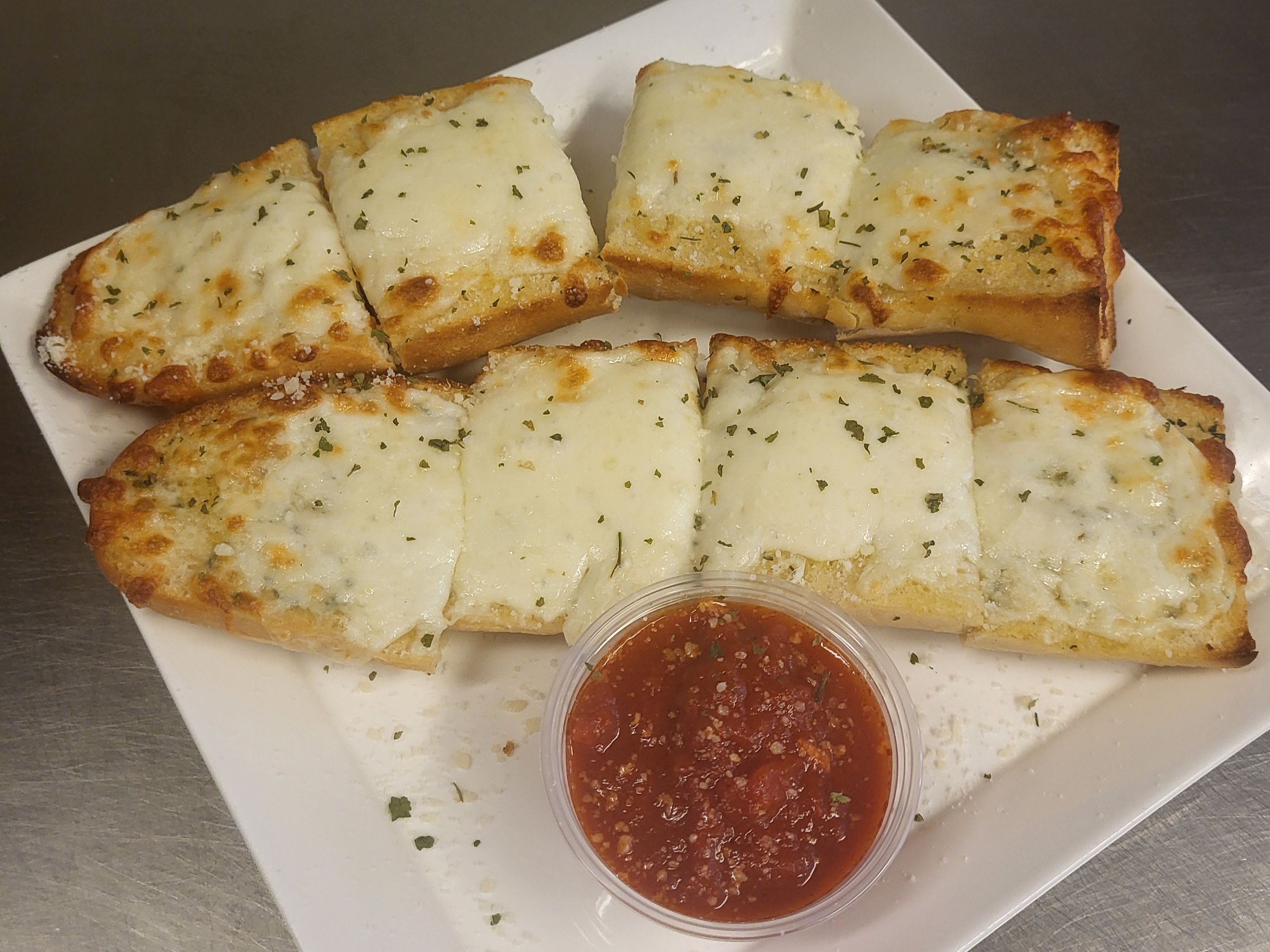 Garlic Bread (Half Loaf) w/Melted Cheese