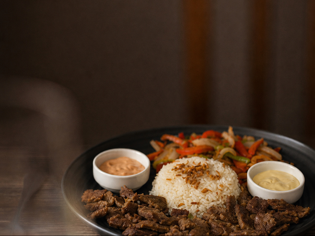 Beef Rice Bowl.