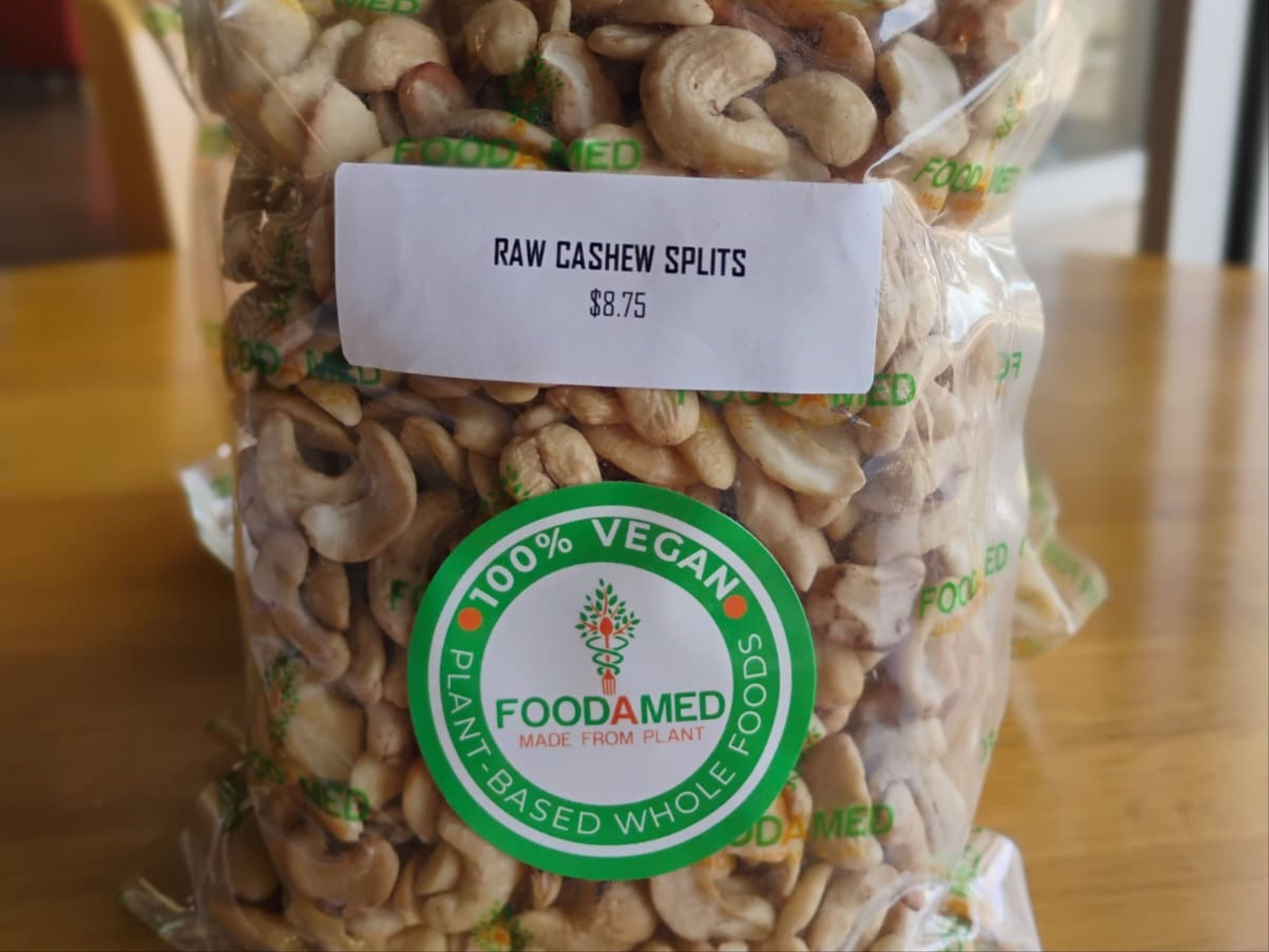 Raw Cashew Splits 12oz.