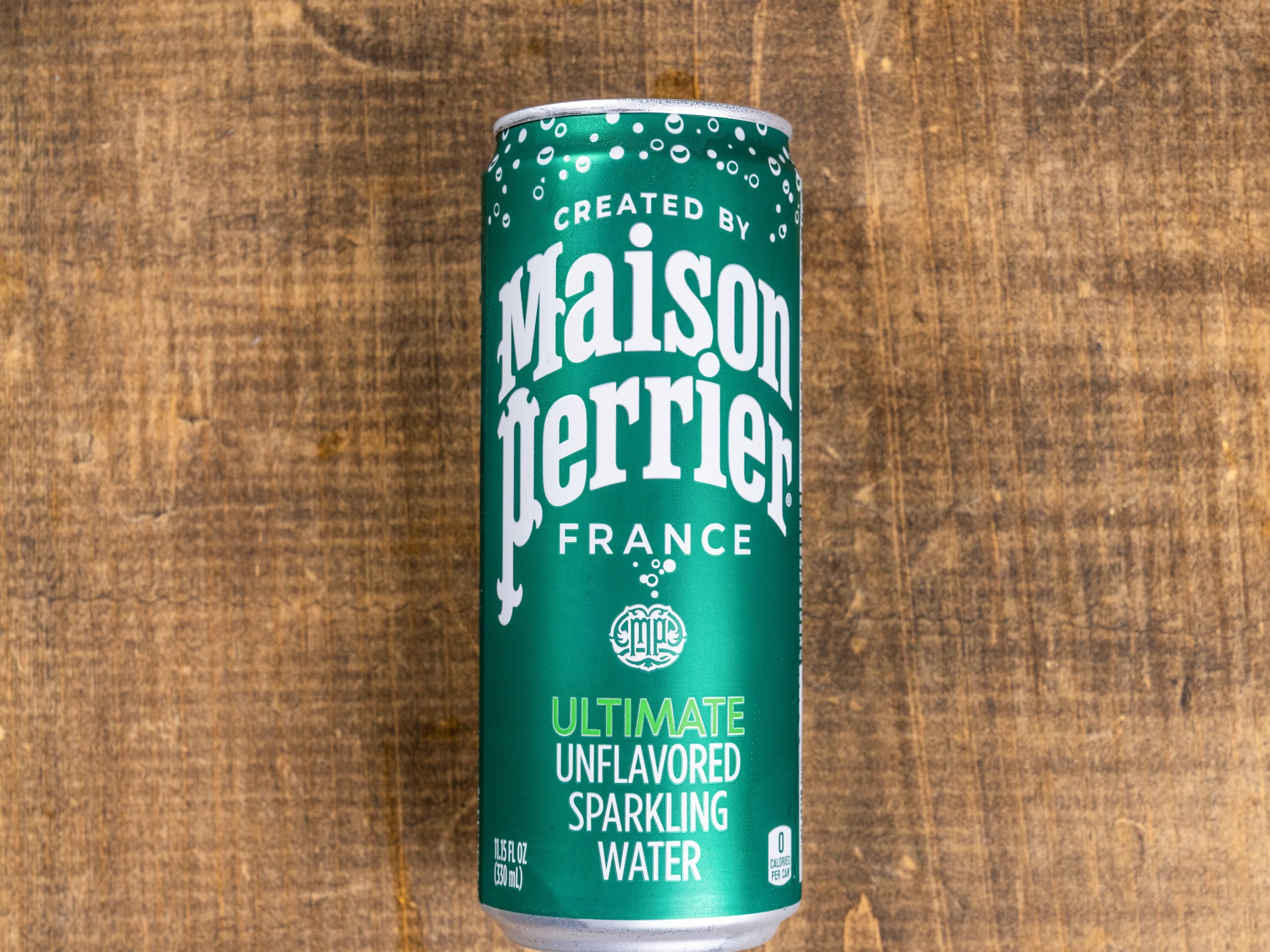 Perrier Sparkling Water.