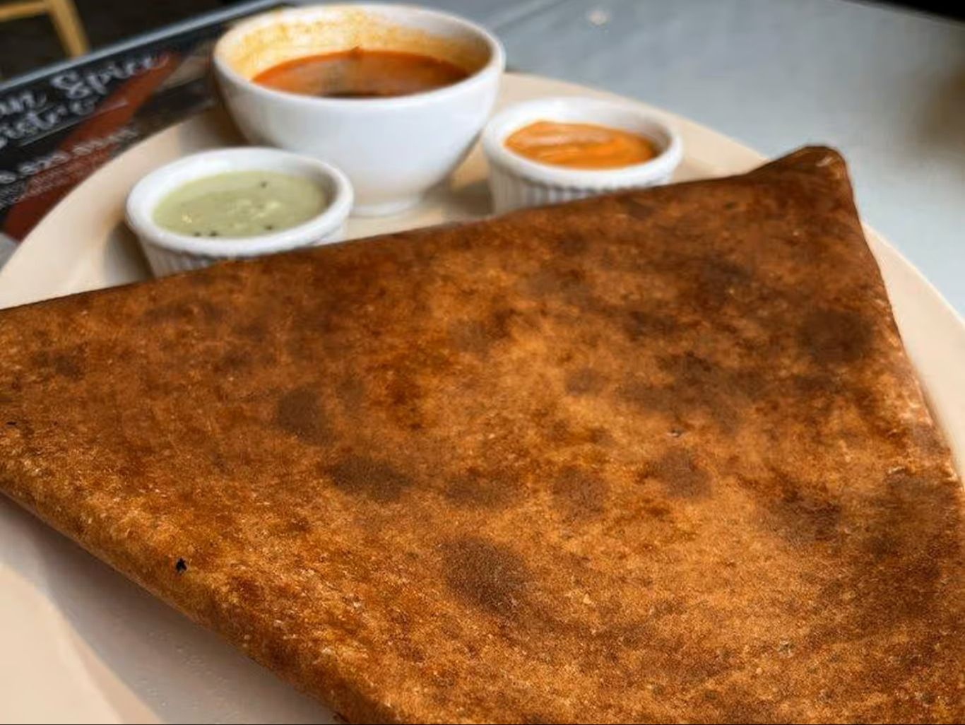 Spicy Andhra Masala Dosa.