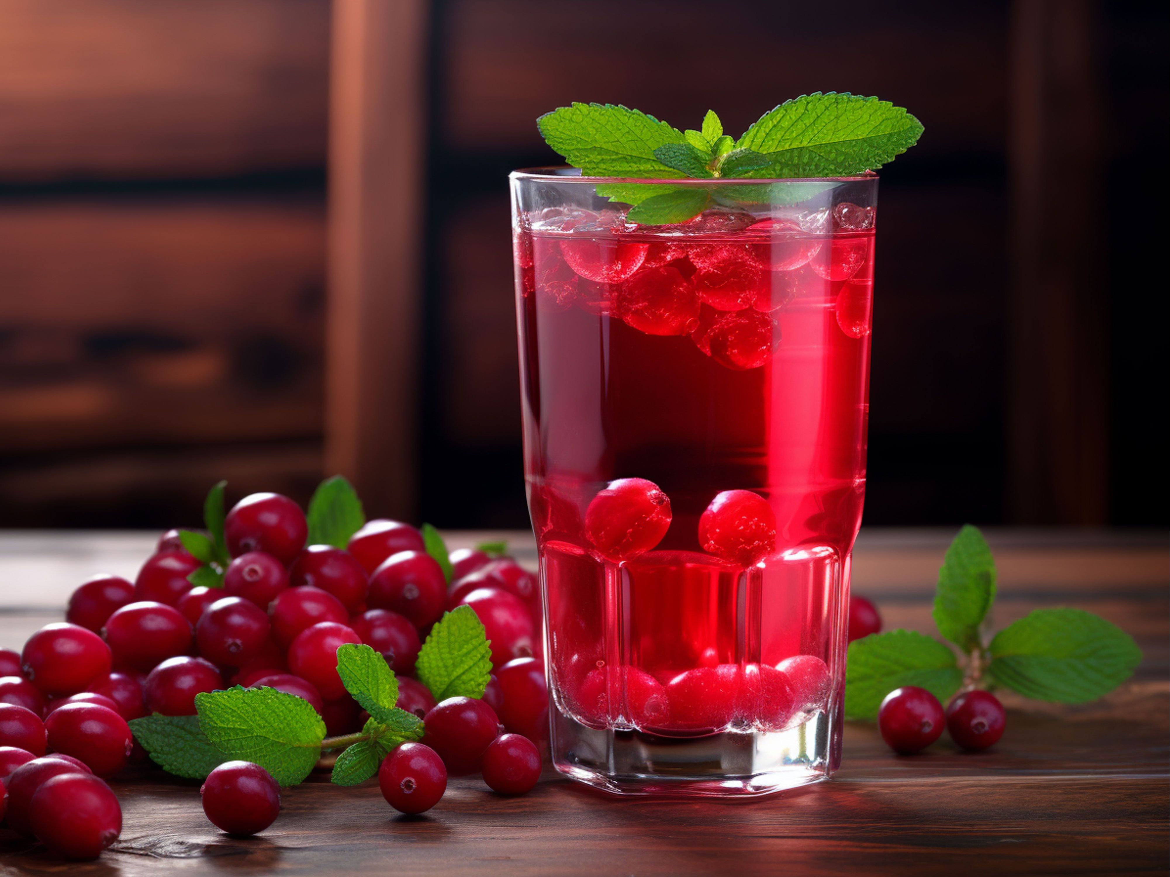 Cranberry Juice.