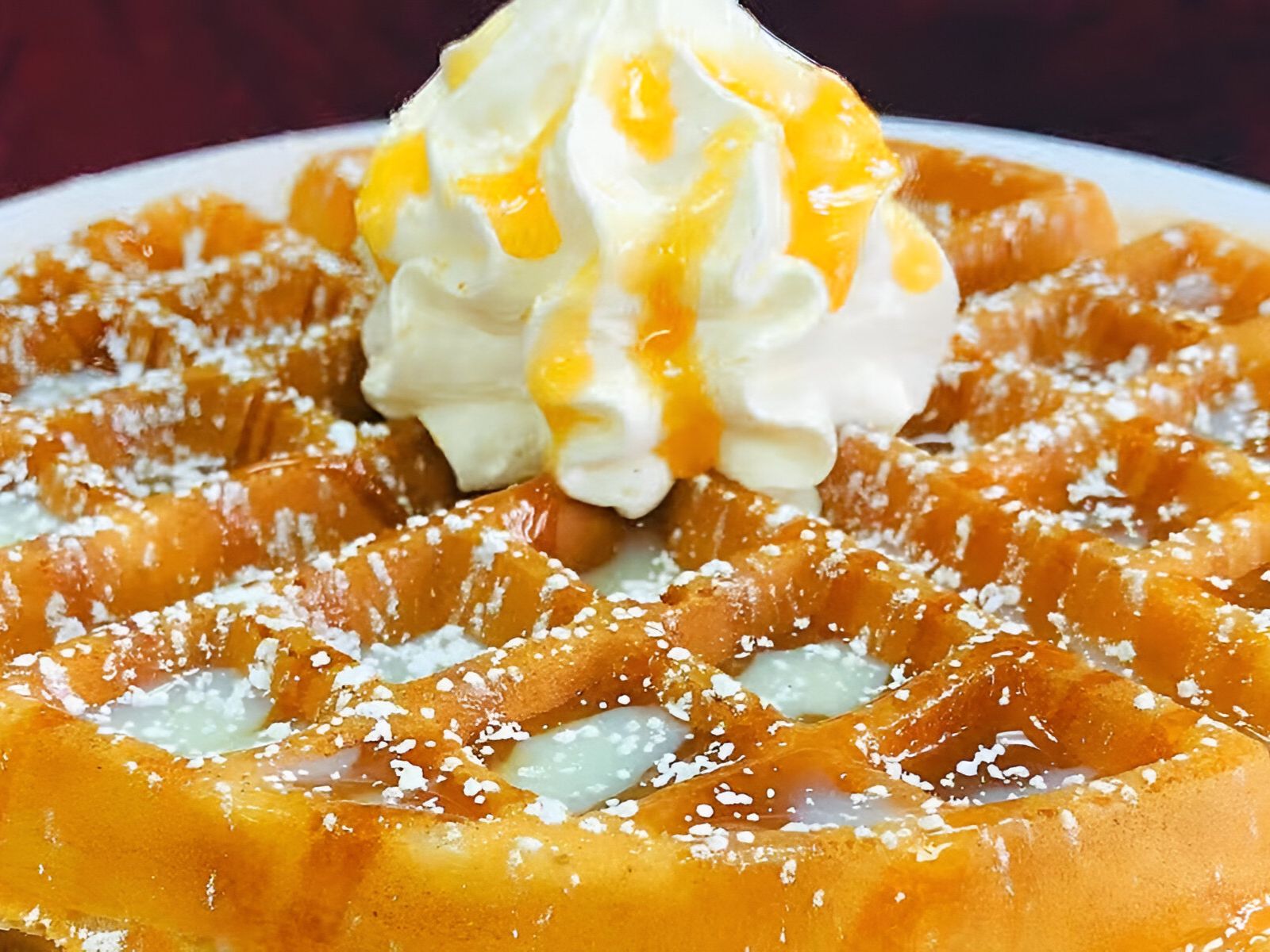 Churro  Heaven Waffle.