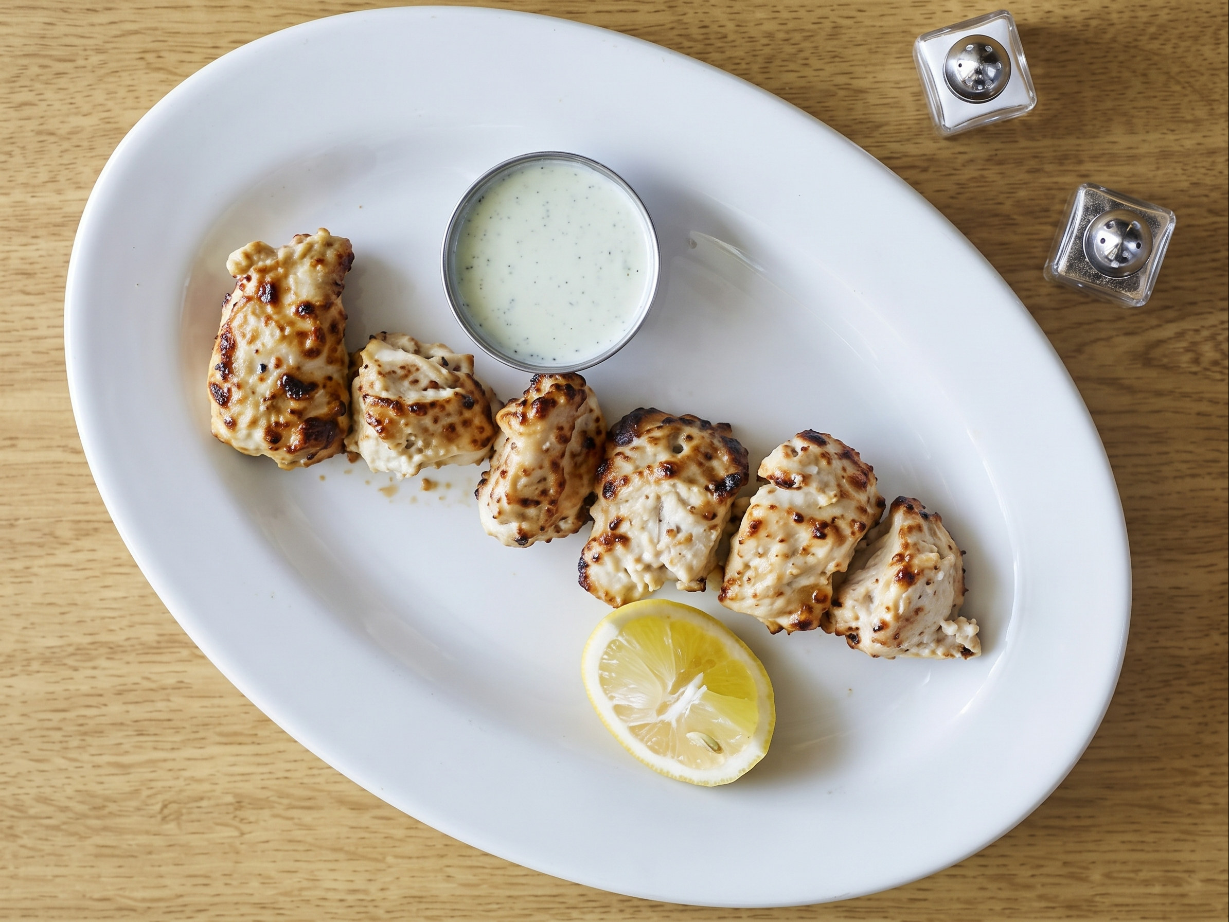 Malai Chicken Boti.