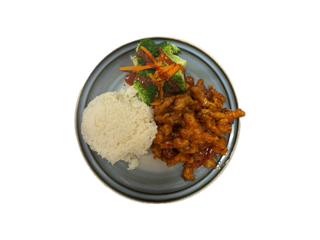 Sweet and Sour Chicken (Rice Plate).