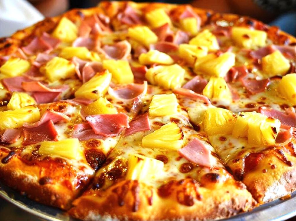 Hawaiian 12" Pizza.