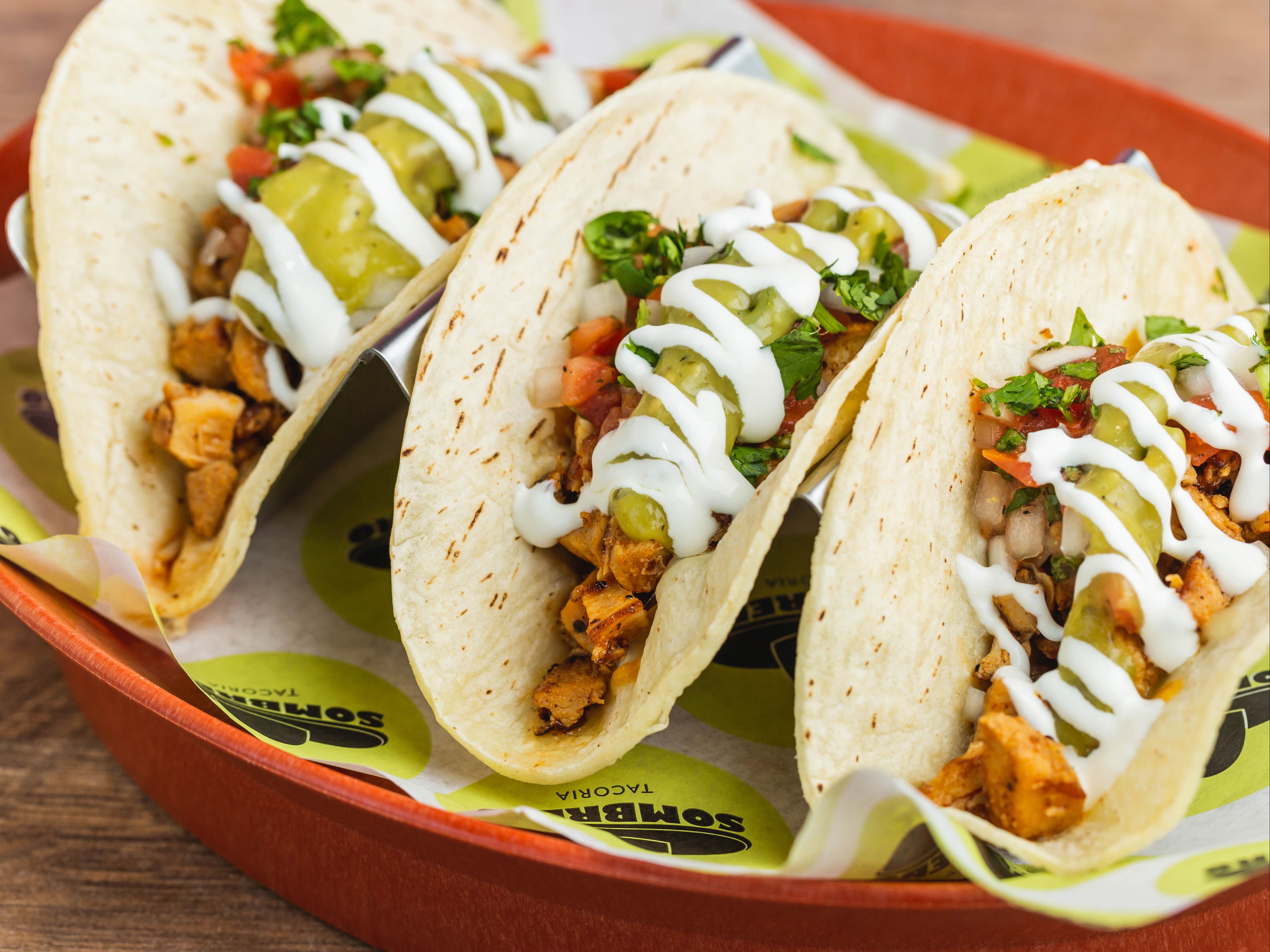 Al Pastor Taco Trio.