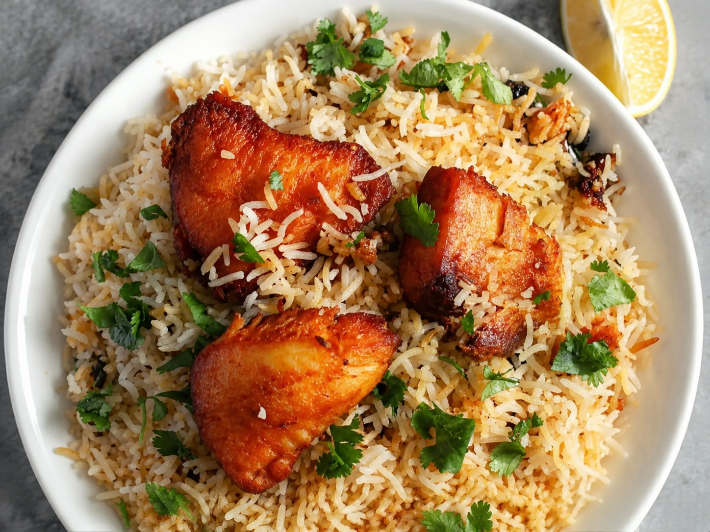 Fish Biryani.