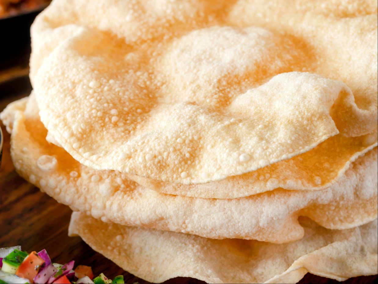 Crunchy Papadums