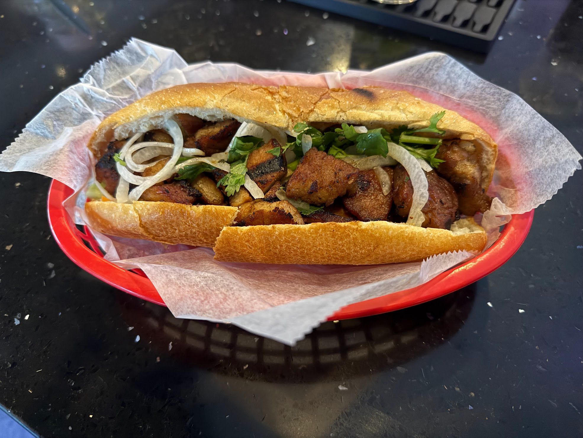 E22. Banh Mi Pork.