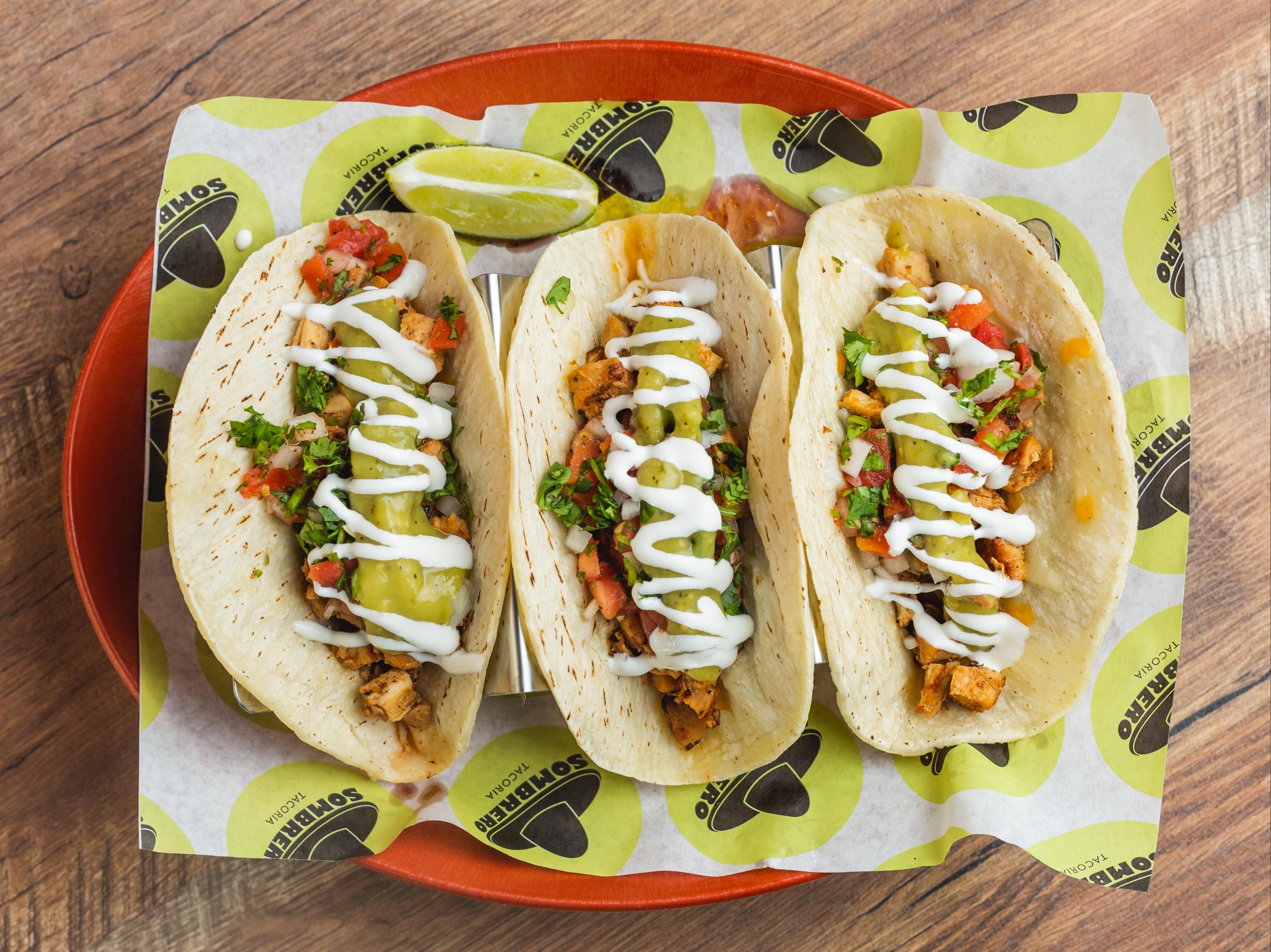 Al Pastor Taco Trio.