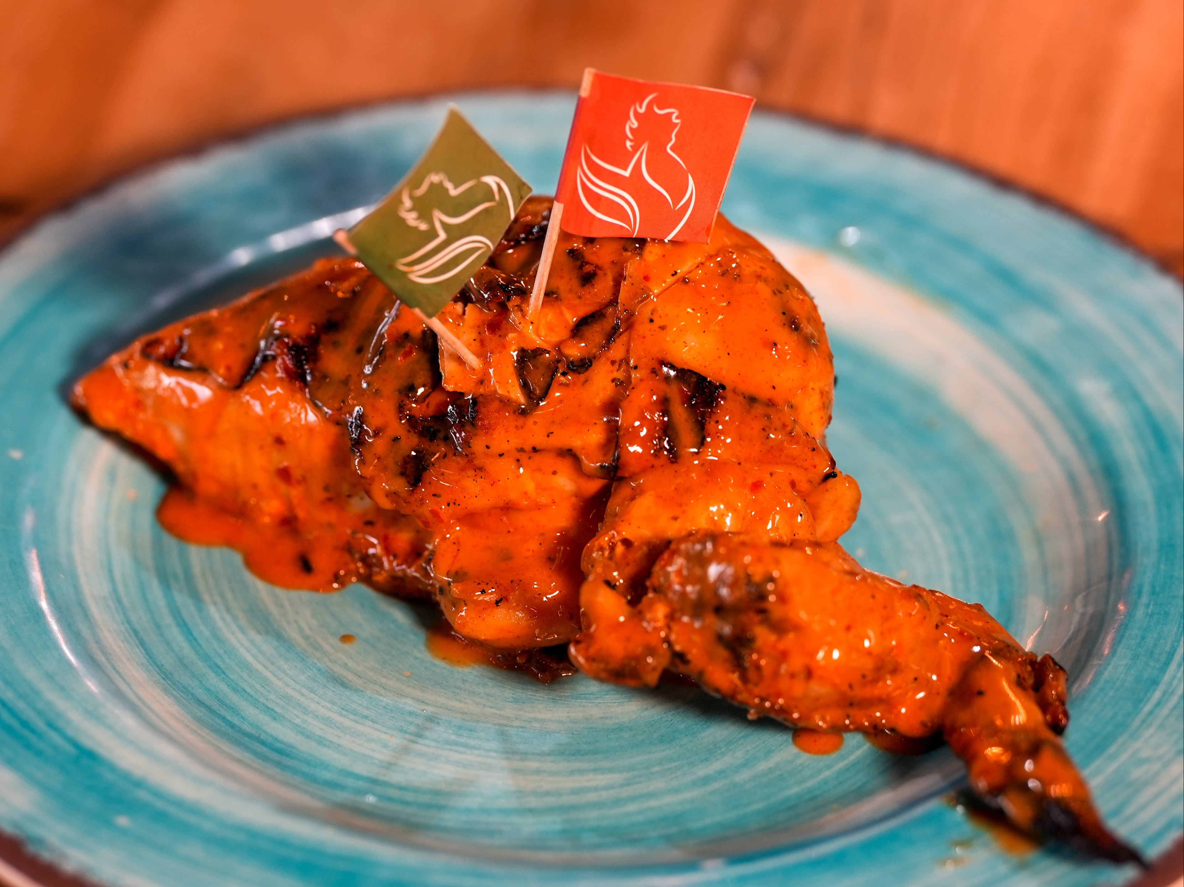 1/4 Chicken: Breast & Wing.