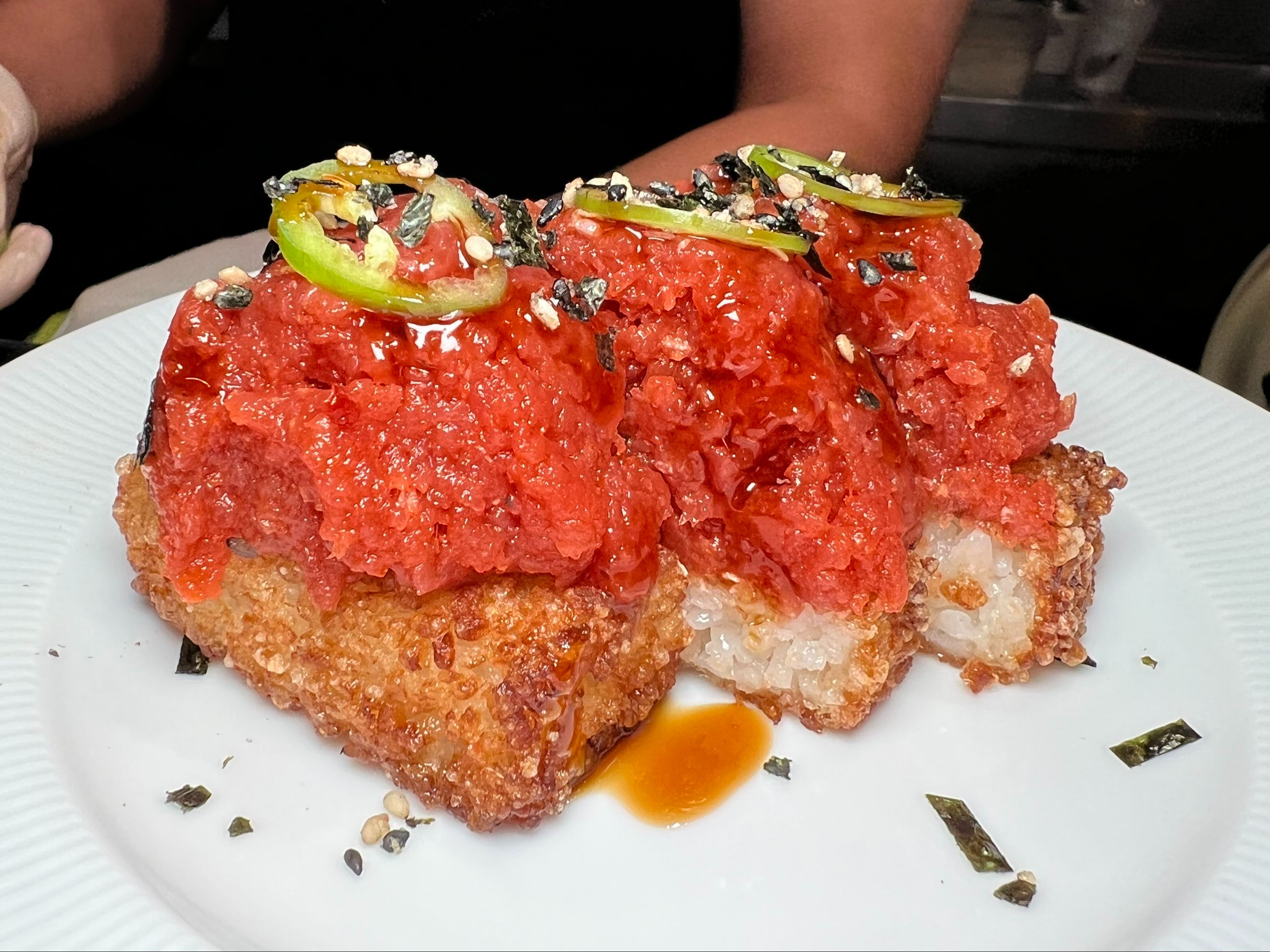 SPICY TUNA CRISPY RICE 2PCS.