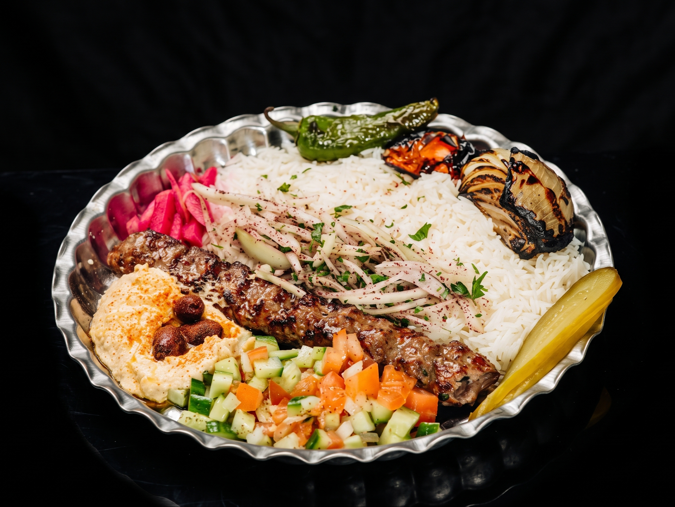 Kefta Kabob Plate.